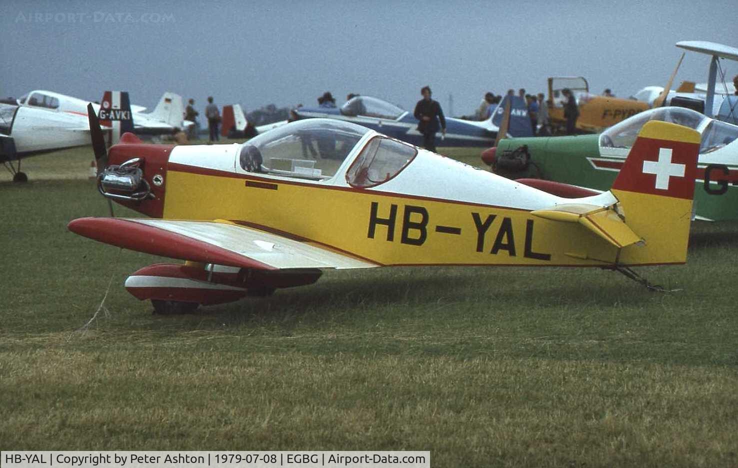 HB-YAL, 1974 Brugger MB-2 Colibri C/N 43, Brugger Colibri PFA Rally 1979