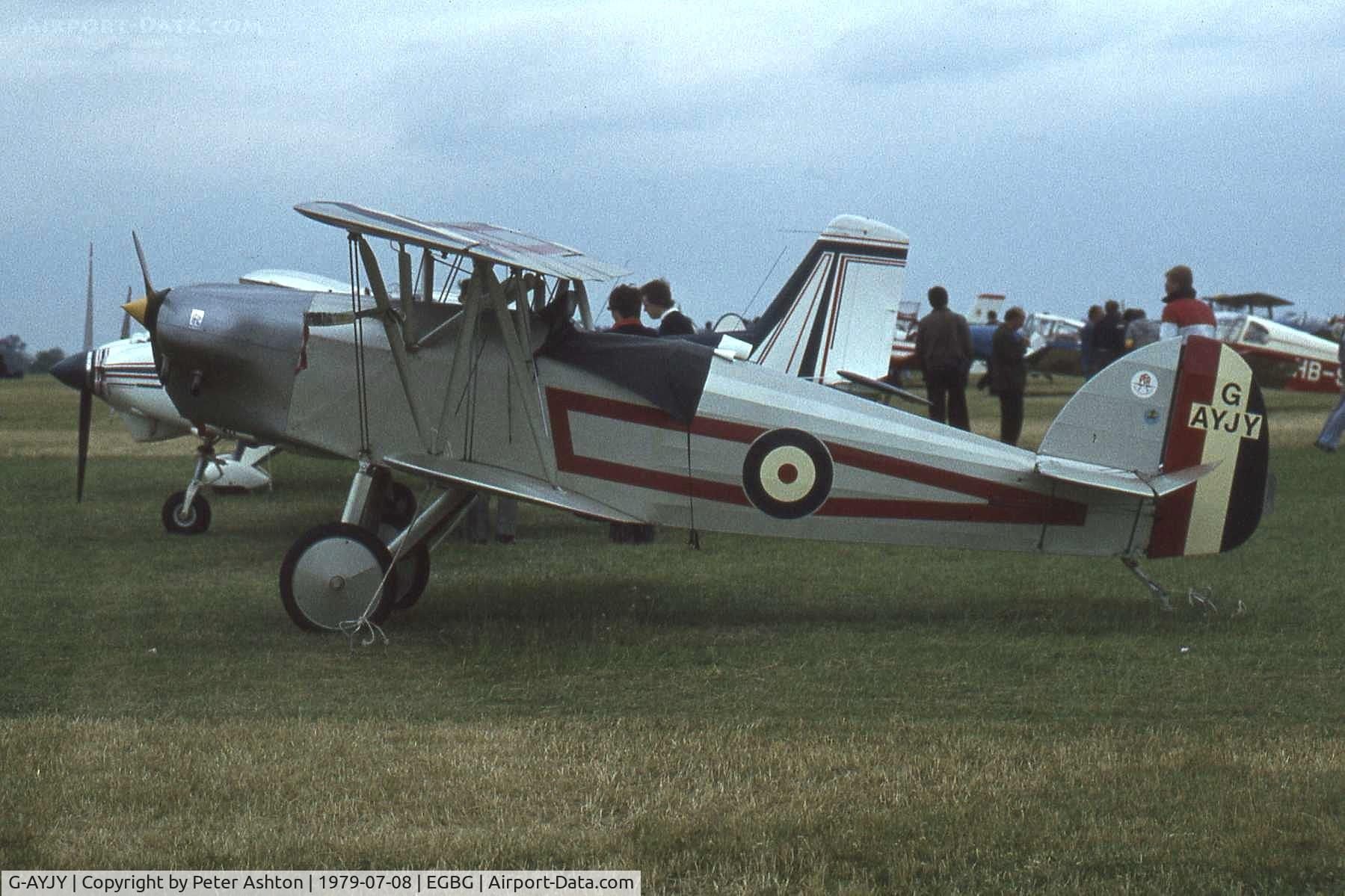 G-AYJY, 1975 Isaacs Fury II C/N PFA 1373, PFA Rally 1979