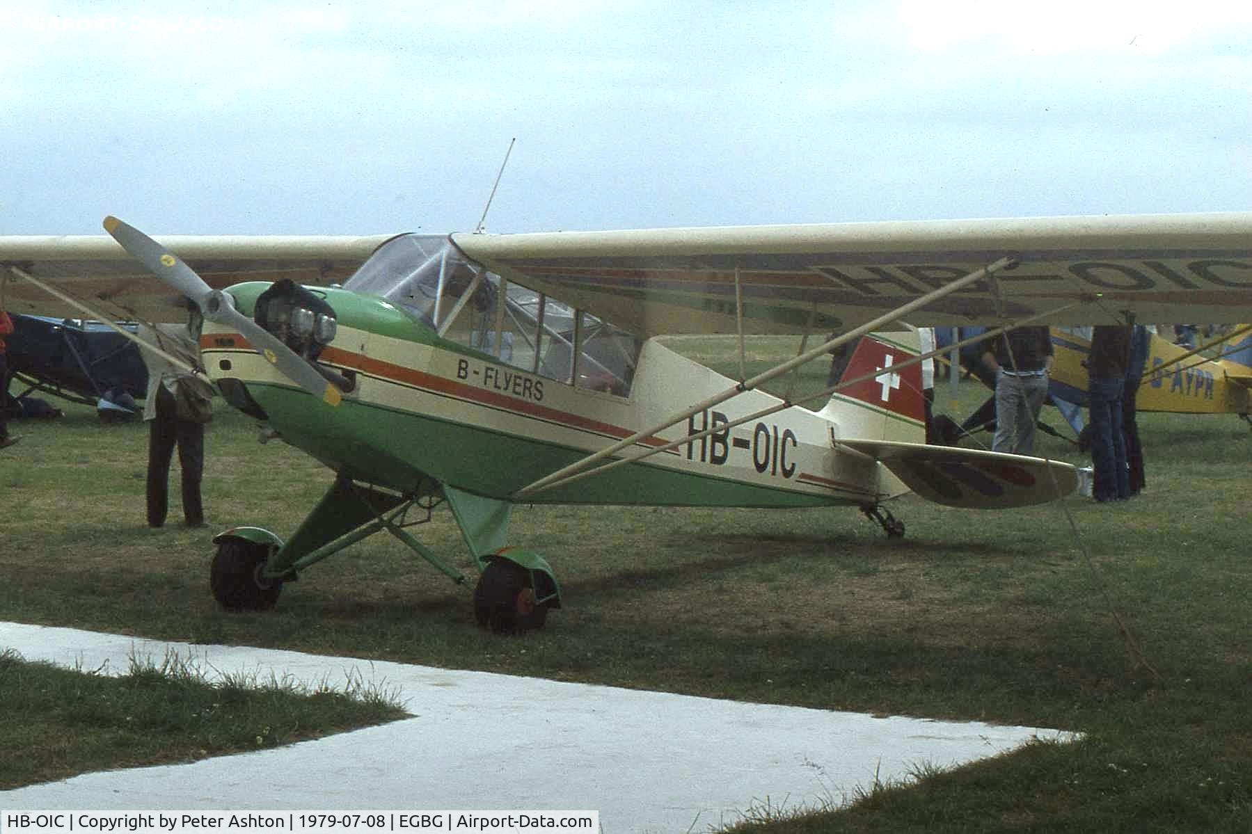HB-OIC, 1944 Piper L-4J Grasshopper (J3C-65D) C/N 12372, PFA Rally 1979