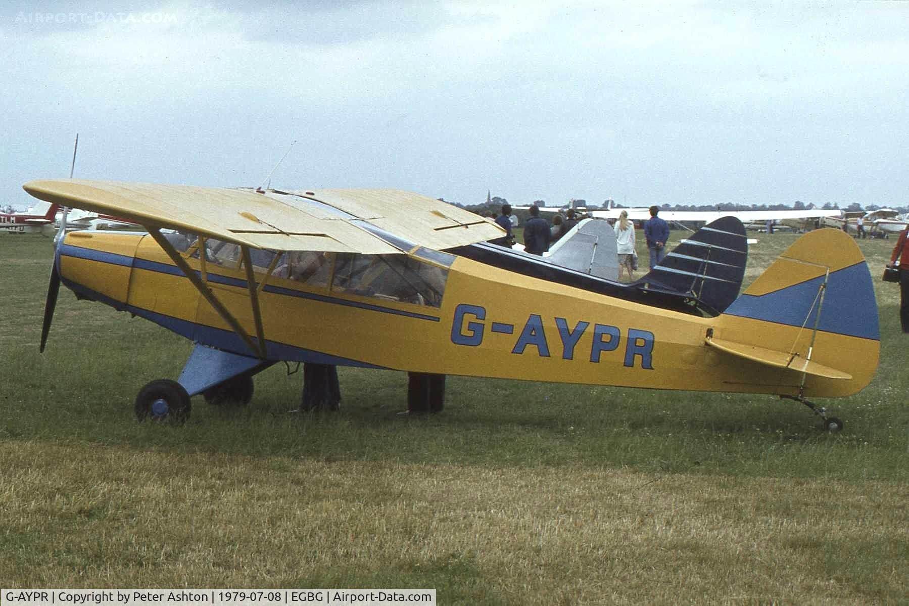 G-AYPR, 1959 Piper L-18C Super Cub (PA-18-95) C/N 18-1631, PFA Rally 1979