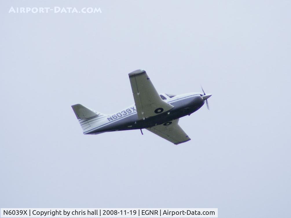 N6039X, 1995 Rockwell Commander 114-B C/N 14639, departing from Hawarden