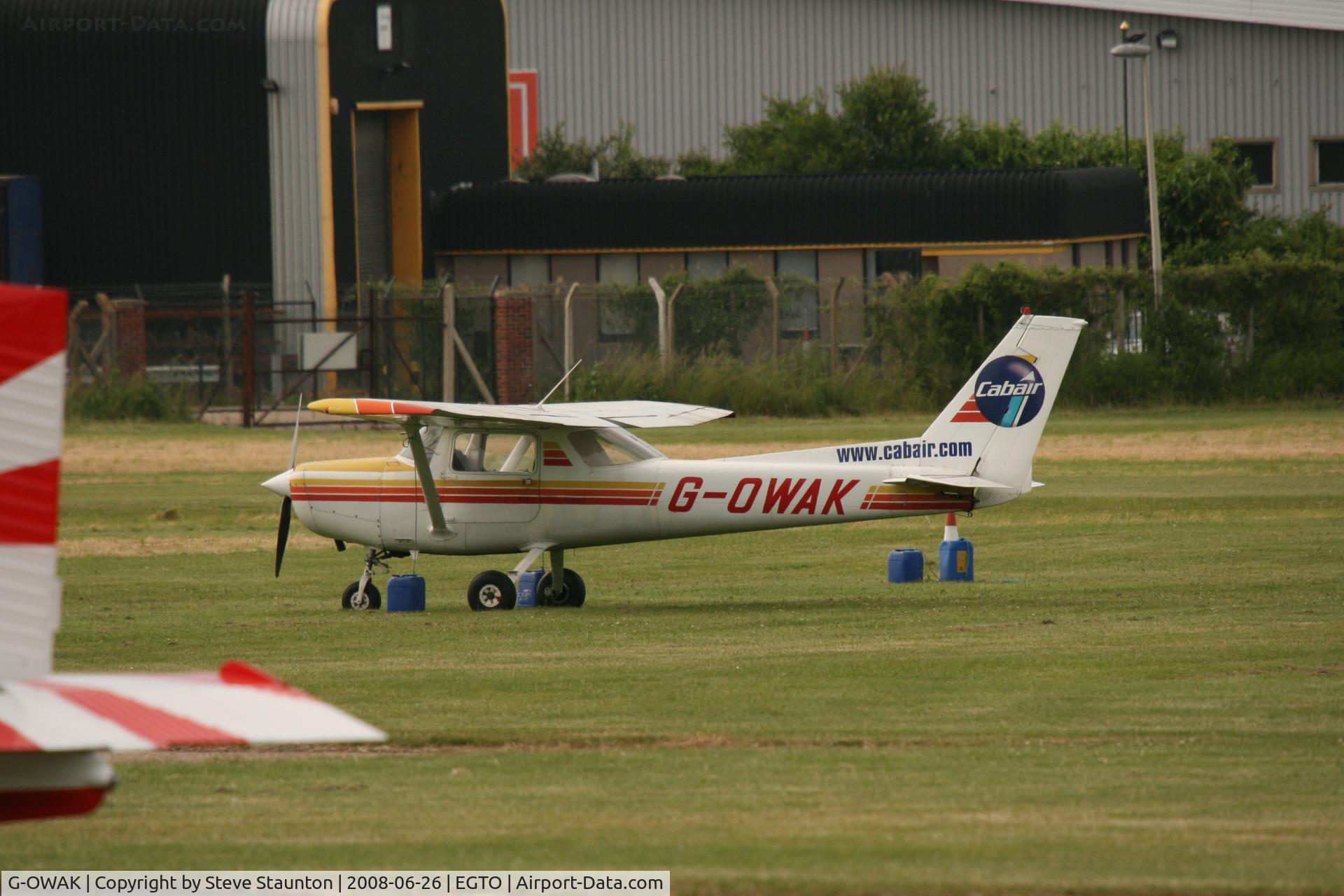 G-OWAK, 1979 Reims F152 C/N 1677, Taken at Rochester Airport 20th June 2008.
