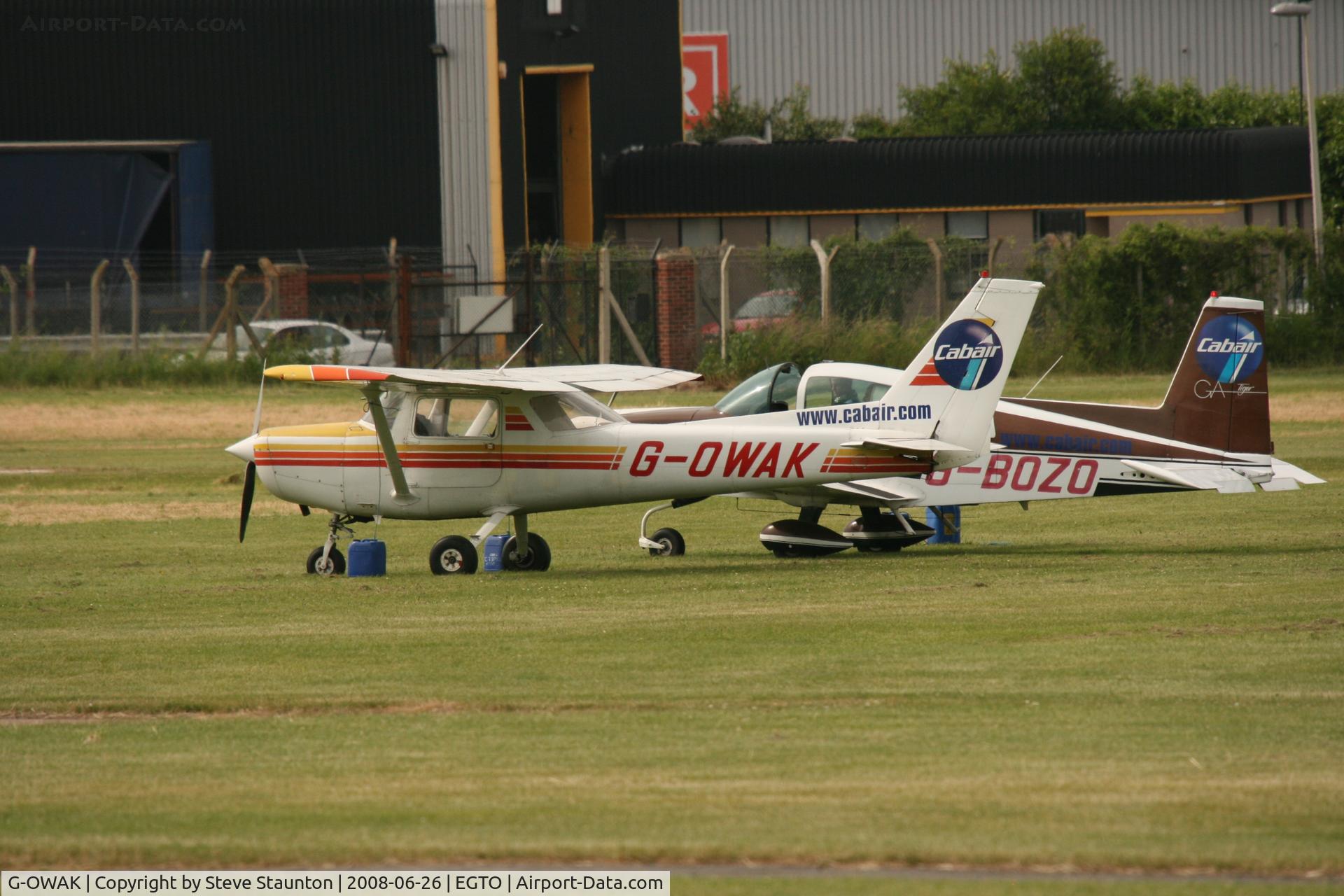 G-OWAK, 1979 Reims F152 C/N 1677, Taken at Rochester Airport 20th June 2008.