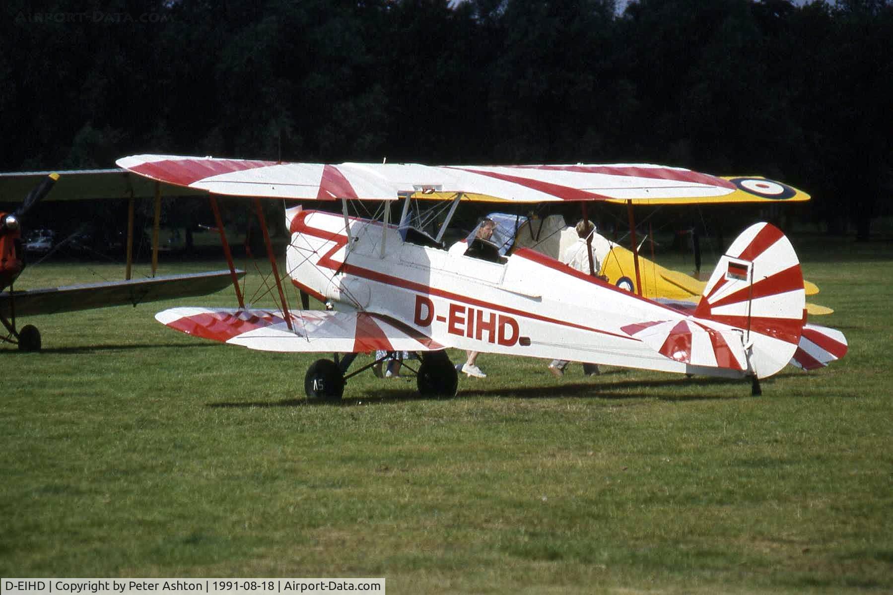 D-EIHD, 1951 Stampe-Vertongen SV-4B C/N 1169, Stampe SV.4B. Moth Rally, Woburn Abbey