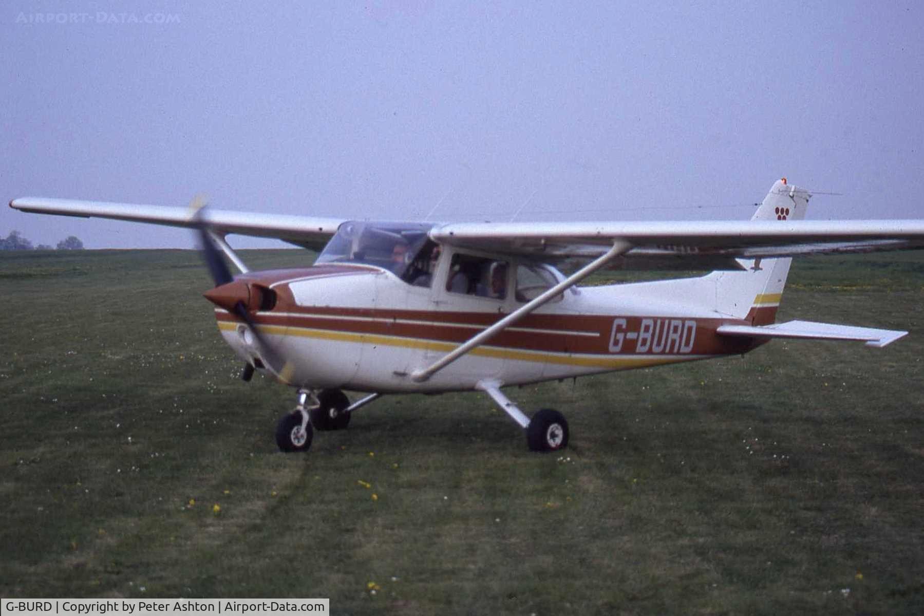 G-BURD, 1978 Reims F172N Skyhawk C/N 1677, Haddenham Airfield, Buckinghamshire, England