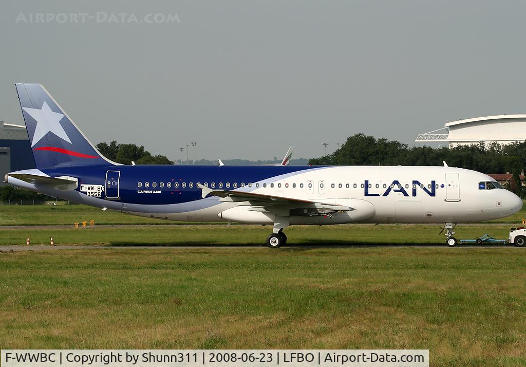 F-WWBC, 2008 Airbus A320-233 C/N 3556, C/n 3556 - To be CC-CQP