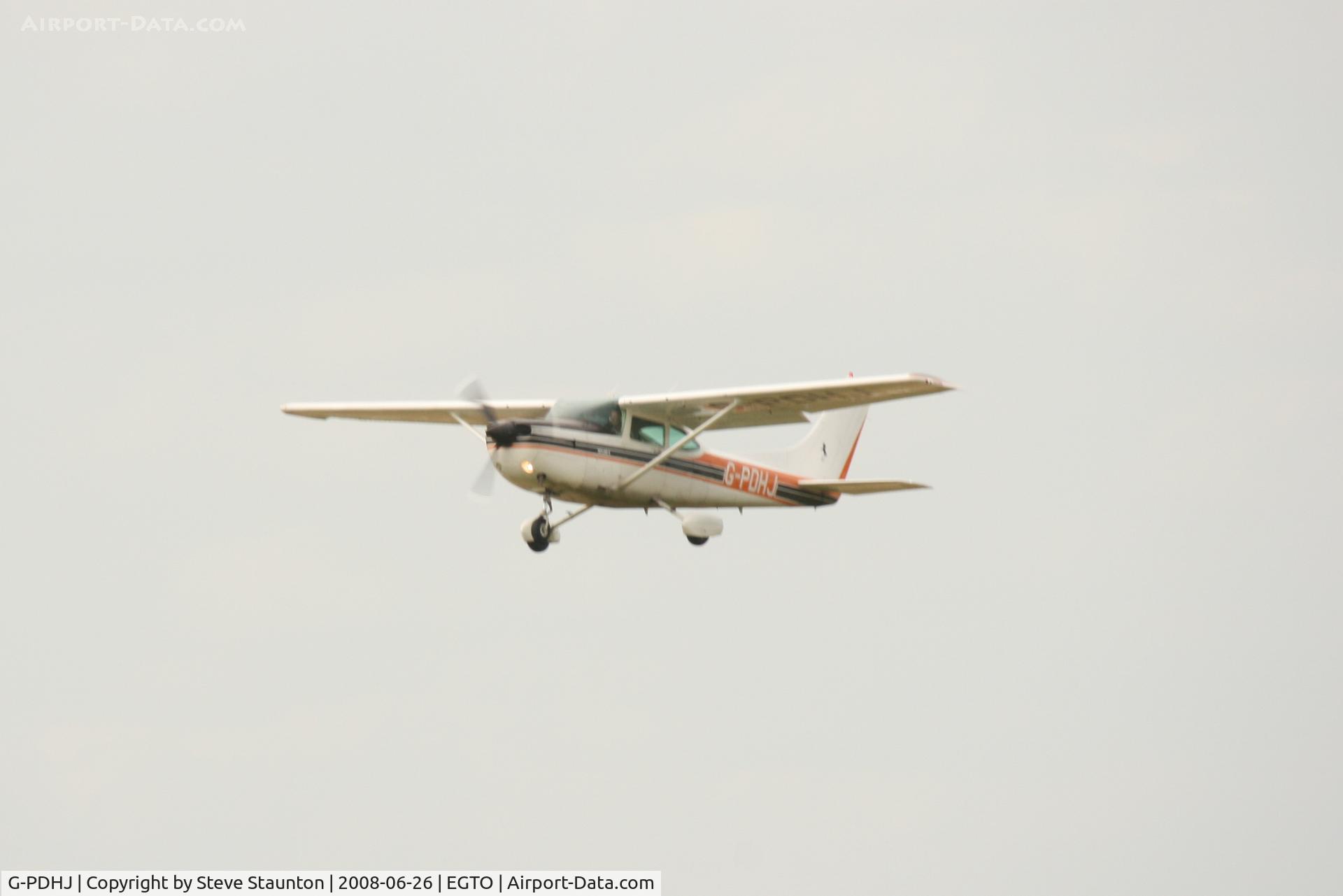 G-PDHJ, 1982 Cessna T182 Skylane C/N 182-68092, Taken at Rochester Airport 20th June 2008.