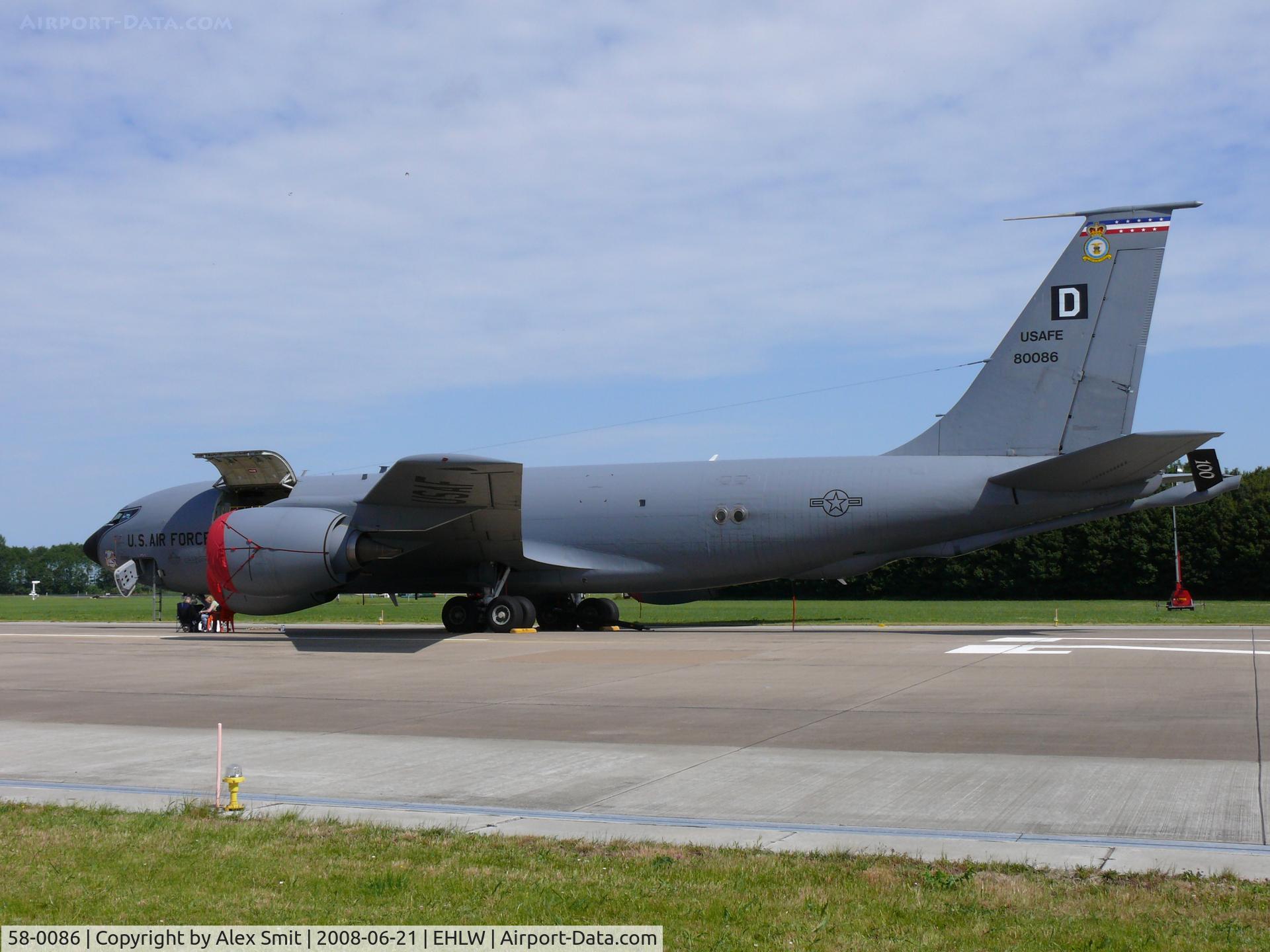 58-0086, 1958 Boeing KC-135R Stratotanker C/N 17831, Boeing KC-135R Stratotanker 58-0086 US Air Force