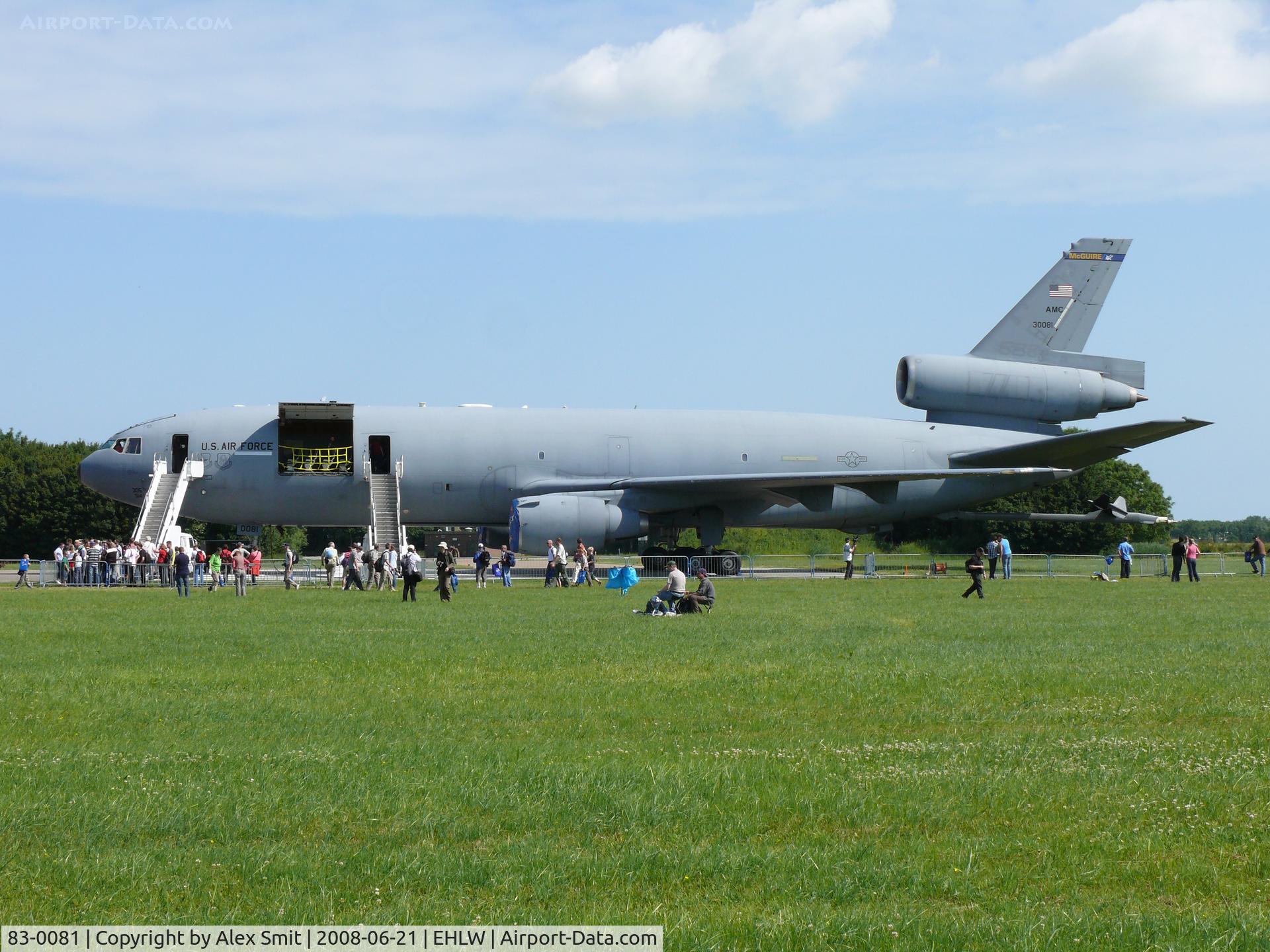 83-0081, 1983 McDonnell Douglas KC-10A Extender C/N 48222, McDonnell-Douglas KC-10A Extender 83-0081 US Air Force