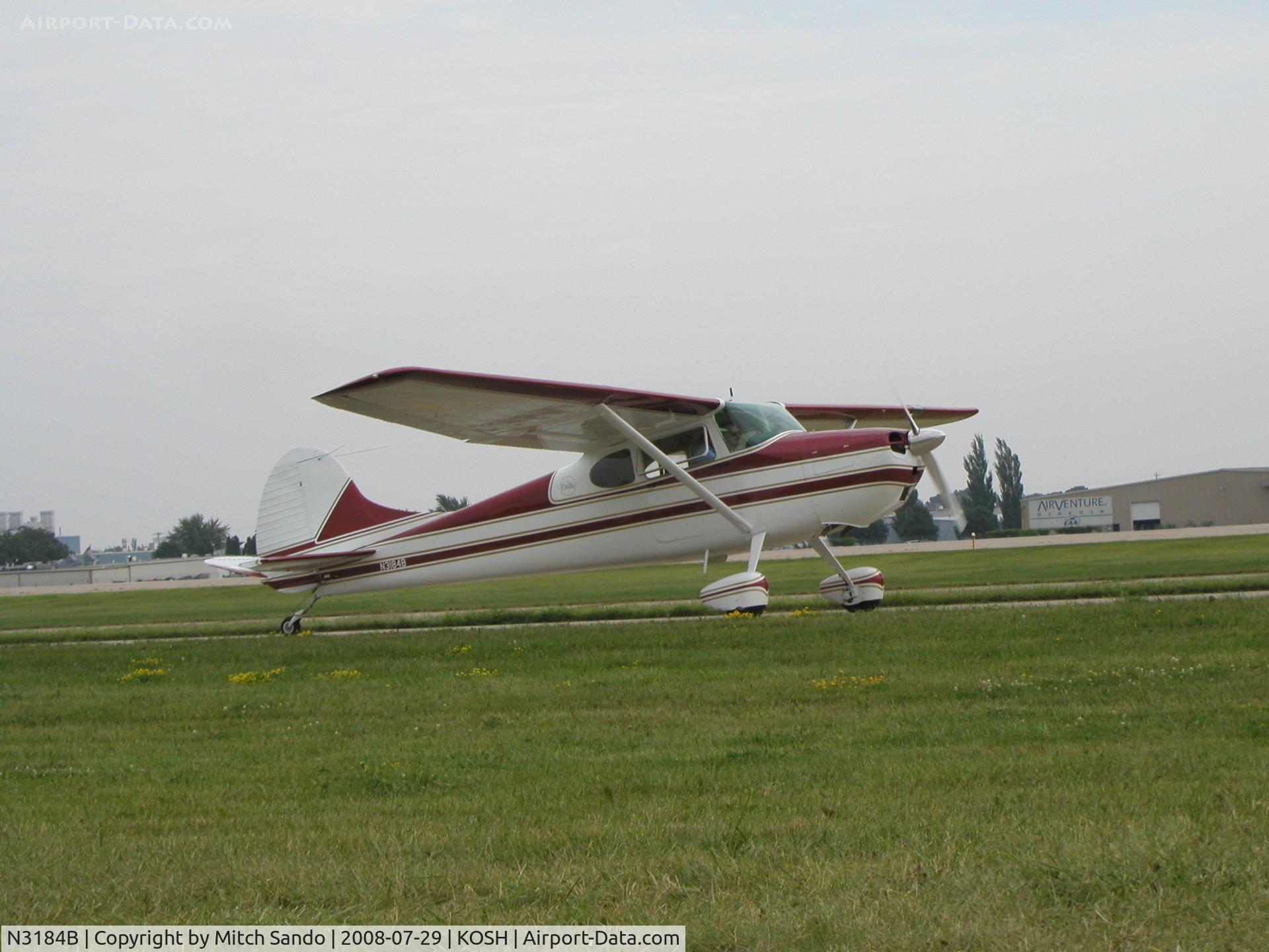 N3184B, 1952 Cessna 170B C/N 25426, EAA AirVenture 2008.