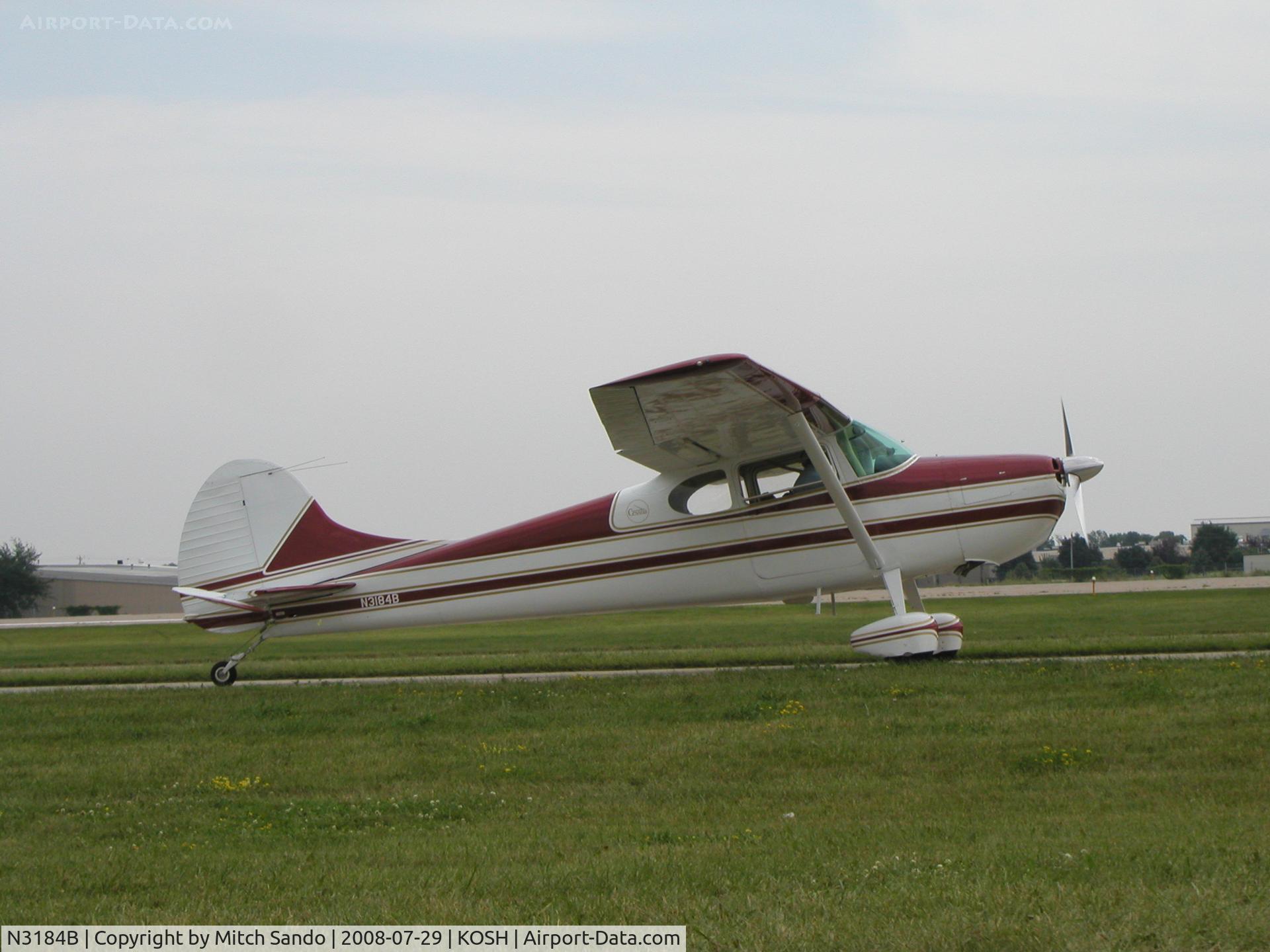N3184B, 1952 Cessna 170B C/N 25426, EAA AirVenture 2008.