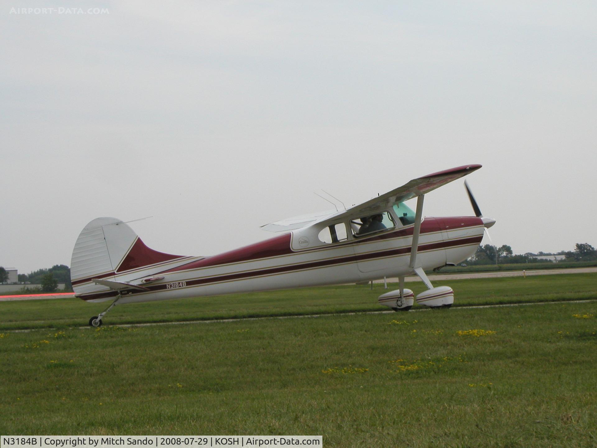 N3184B, 1952 Cessna 170B C/N 25426, EAA AirVenture 2008.