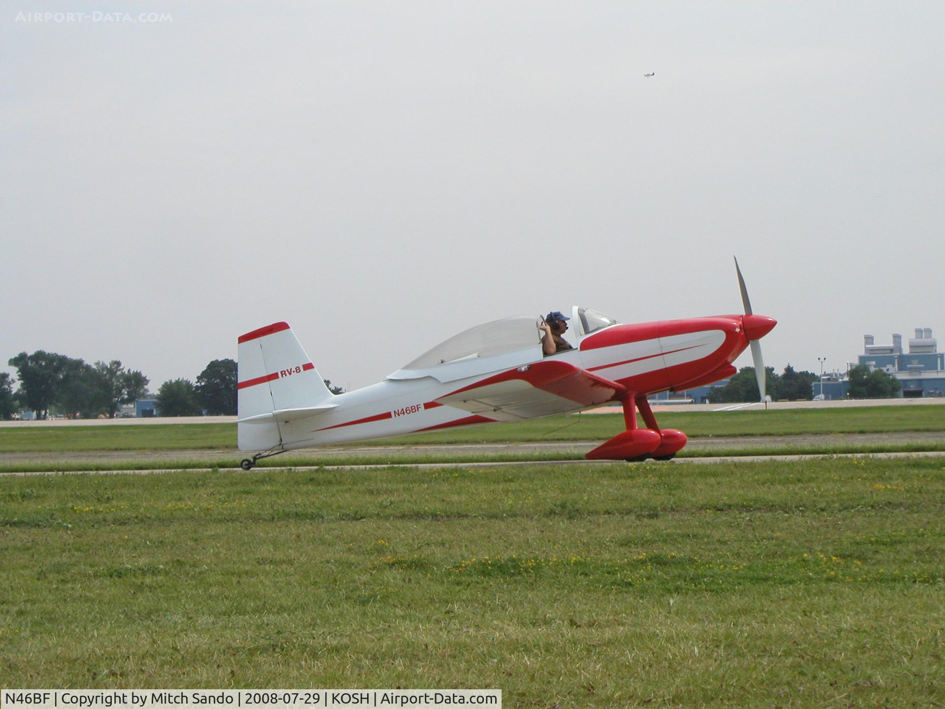 N46BF, 2002 Vans RV-8 C/N 80727, EAA AirVenture 2008.