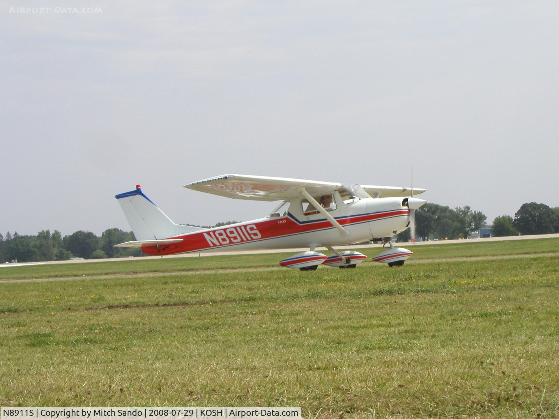 N8911S, 1965 Cessna 150F C/N 15062211, EAA AirVenture 2008.