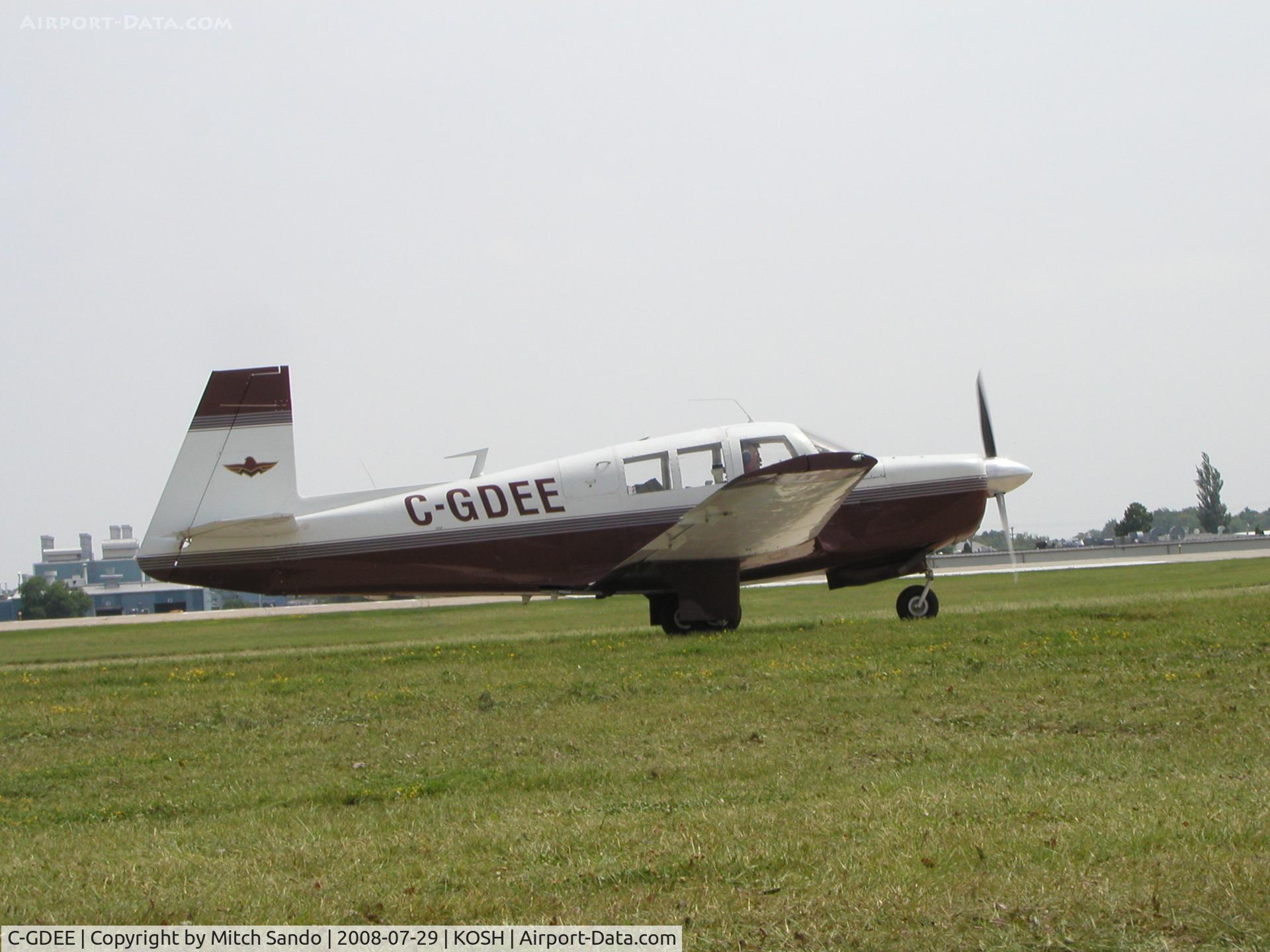 C-GDEE, 1967 Mooney M20F Executive C/N 670425, EAA AirVenture 2008.