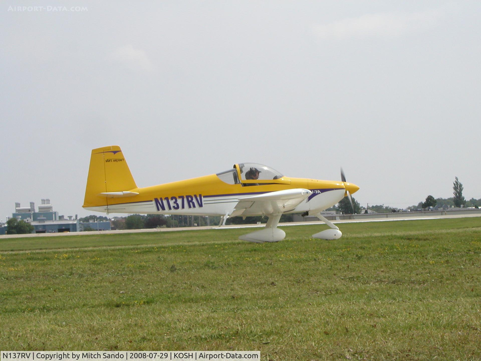 N137RV, 2001 Vans RV-7 C/N 1, EAA AirVenture 2008.