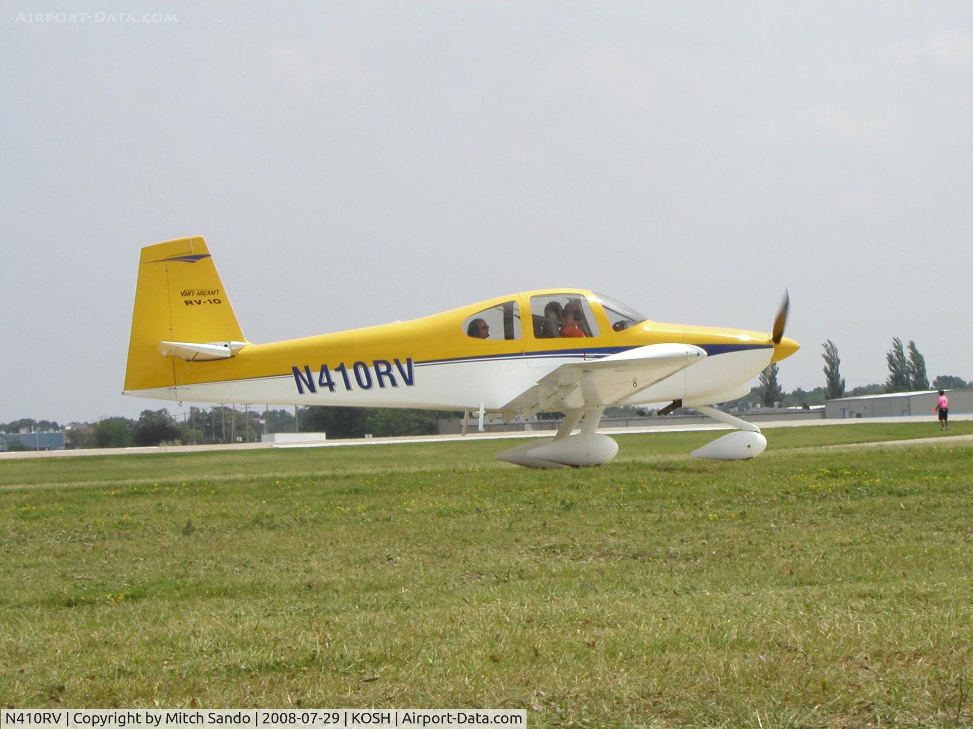 N410RV, 2003 Vans RV-10 C/N 1 (N410RV), EAA AirVenture 2008.