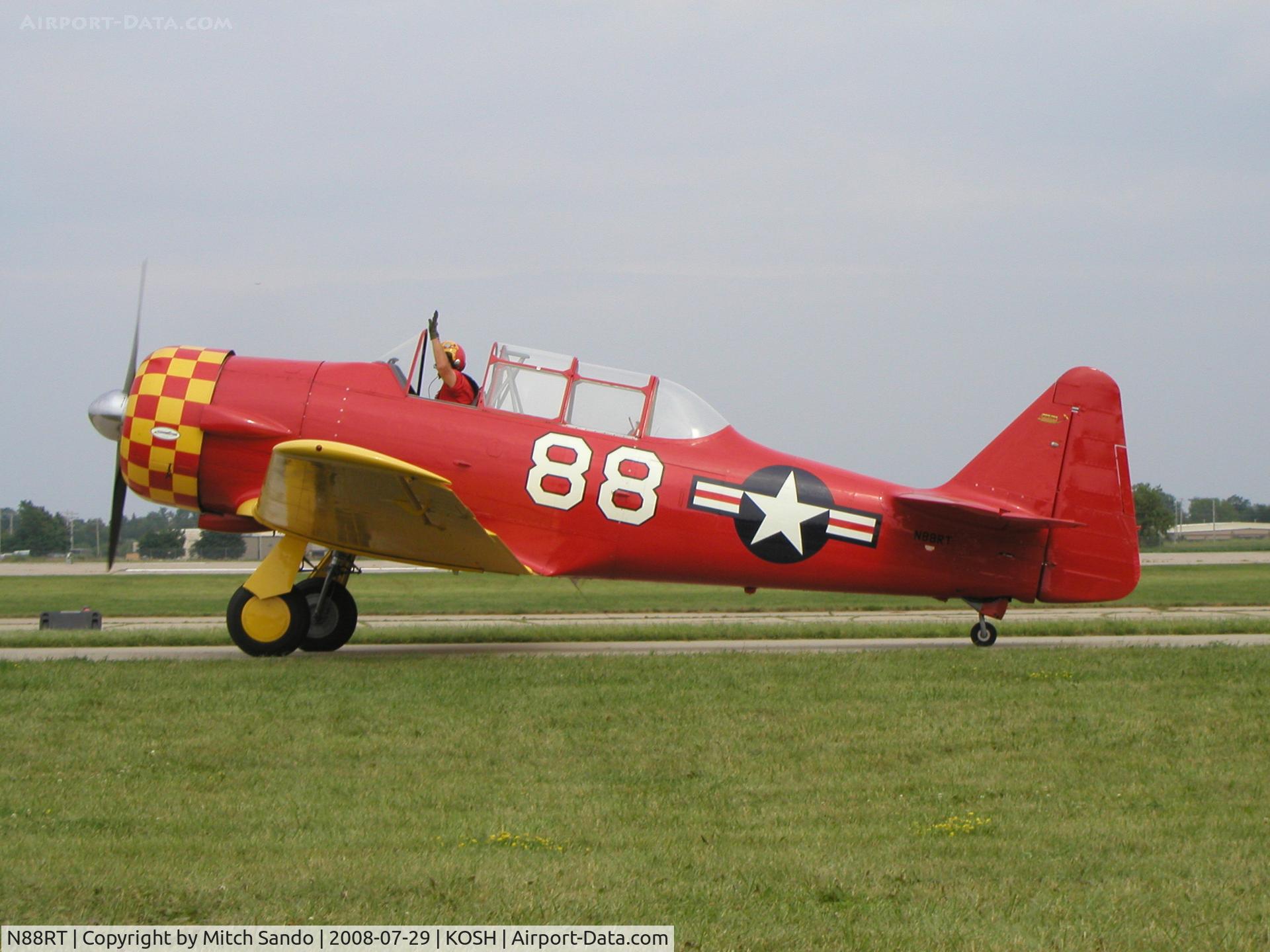 N88RT, North American/victoria Mnt Lt AT-6A C/N 2780, EAA AirVenture 2008.