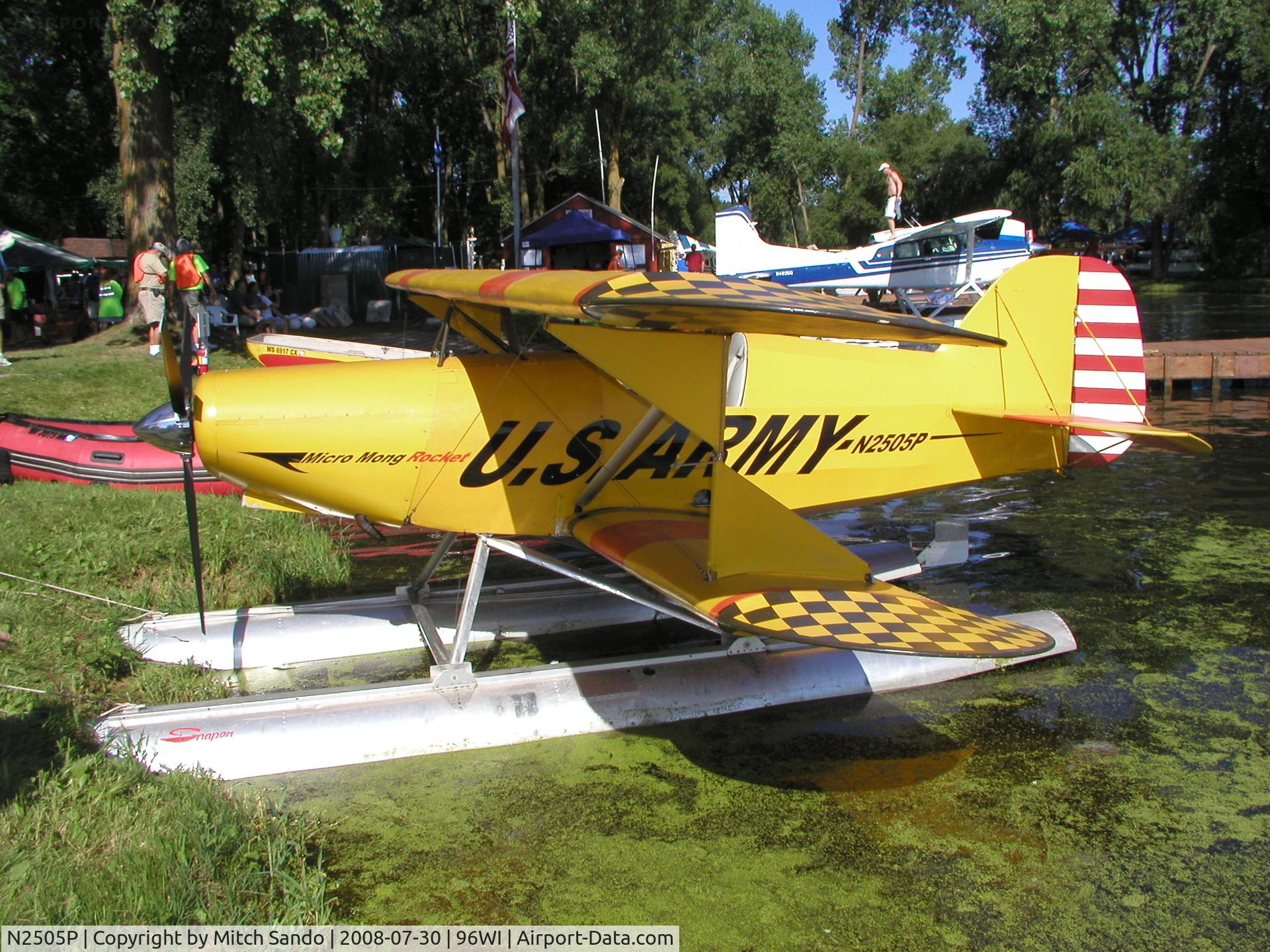 N2505P, 2008 Green Sky Adventures Micro Mong C/N 32, EAA AirVenture 2008.