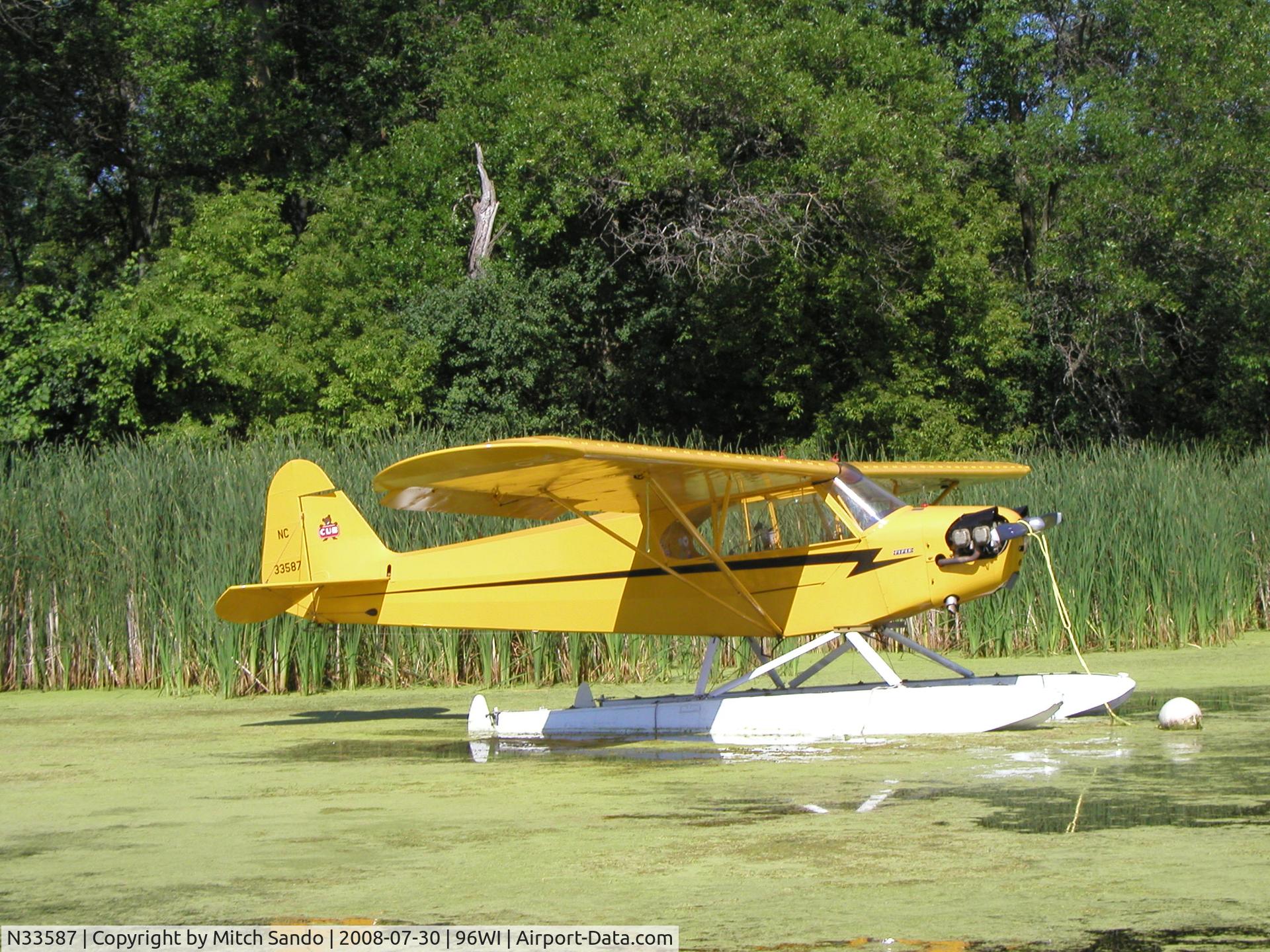 N33587, 1945 Piper J3C-65 Cub Cub C/N 14064, EAA AirVenture 2008.