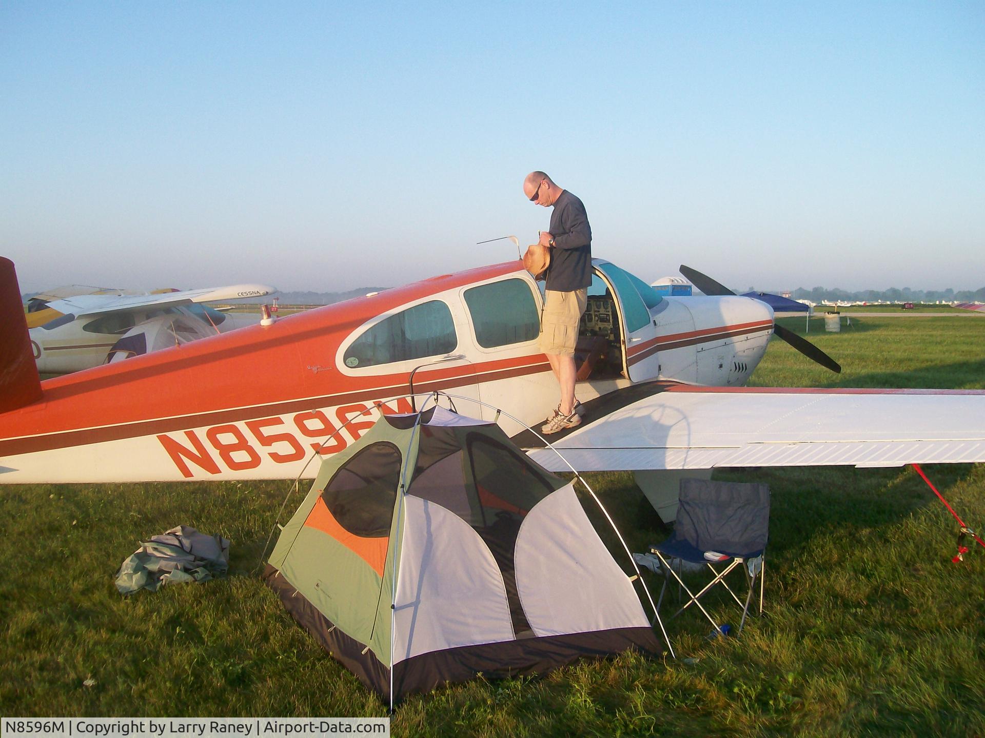 N8596M, 1963 Beech P35 Bonanza C/N D-7234, Camp and Fly