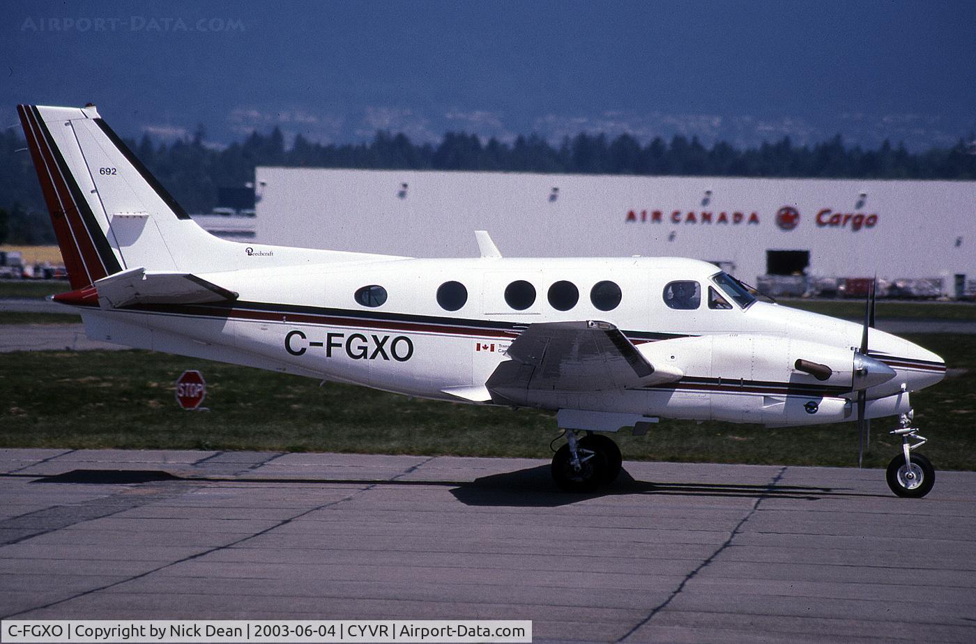 C-FGXO, 1989 Beech C90A King Air C/N LJ-1200, /