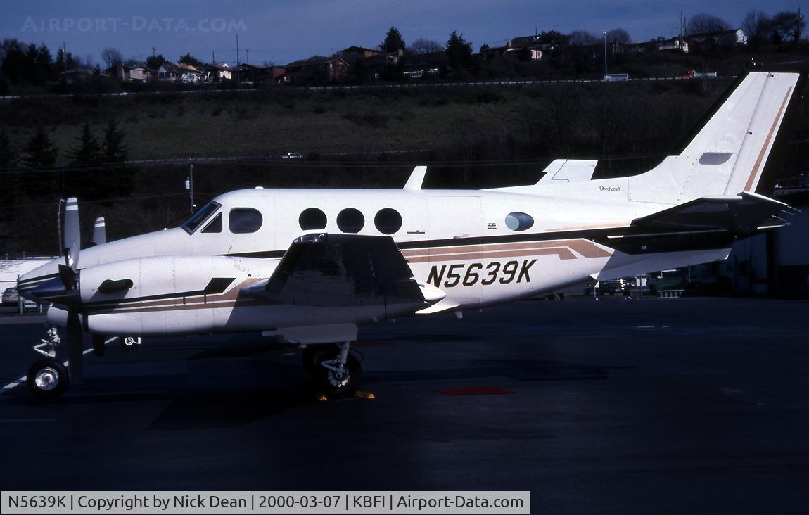 N5639K, 1990 Beech C90A King Air C/N LJ-1239, /
