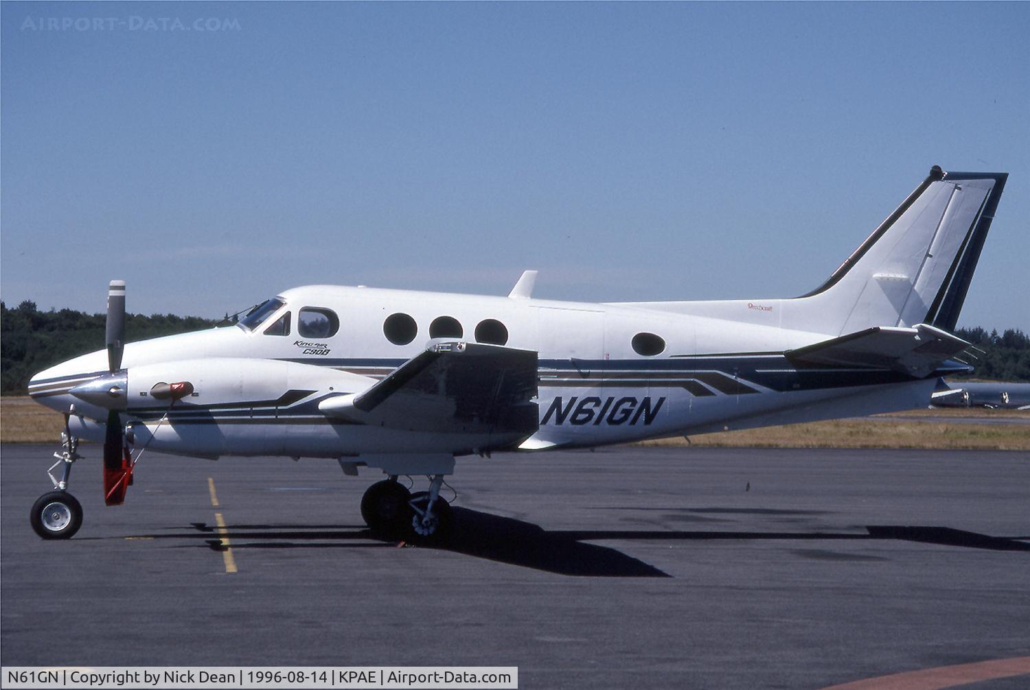 N61GN, Beech C90A King Air C/N LJ-1421, ,