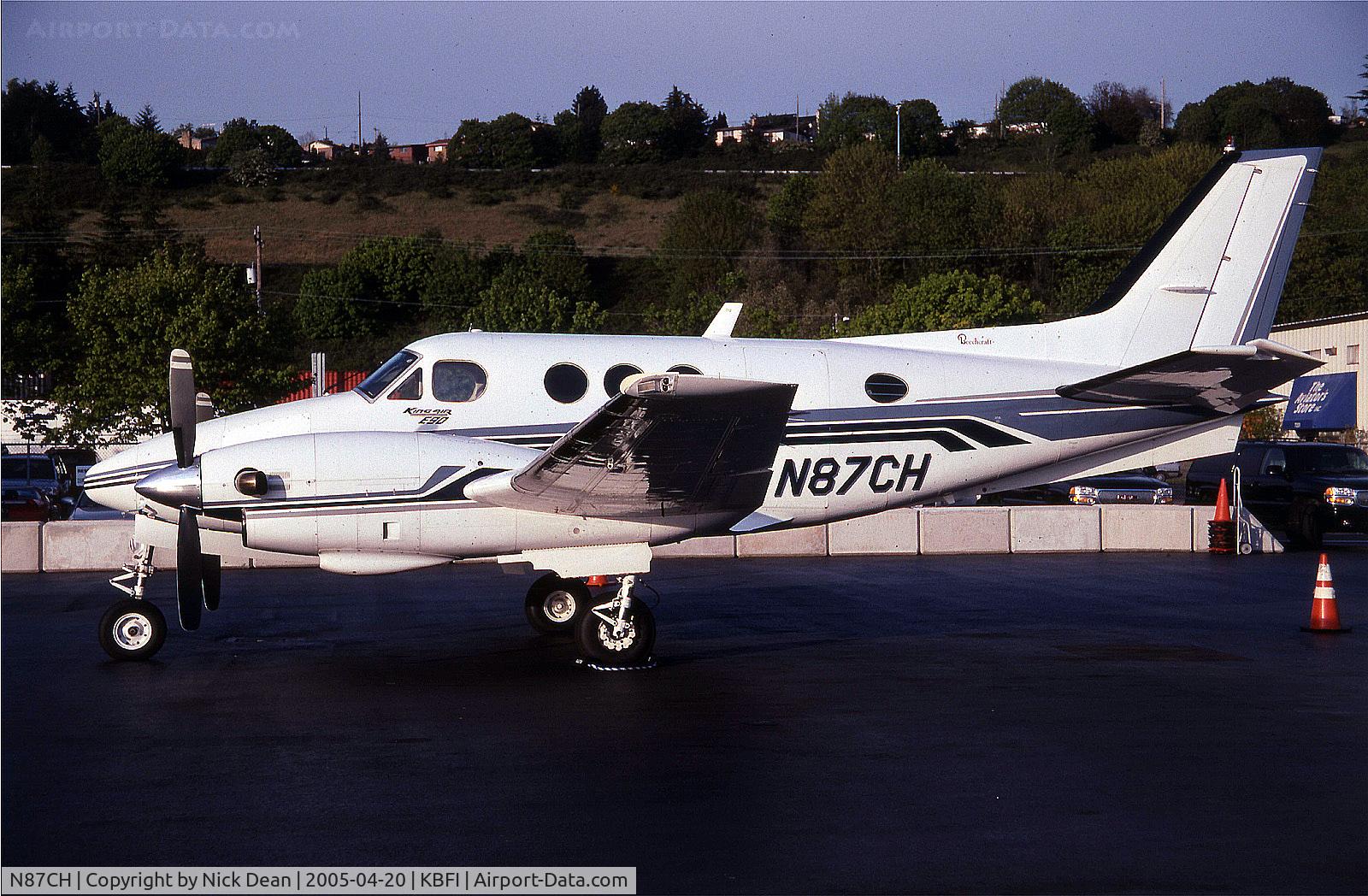 N87CH, 1972 Beech E-90 King Air C/N LW-20, /
