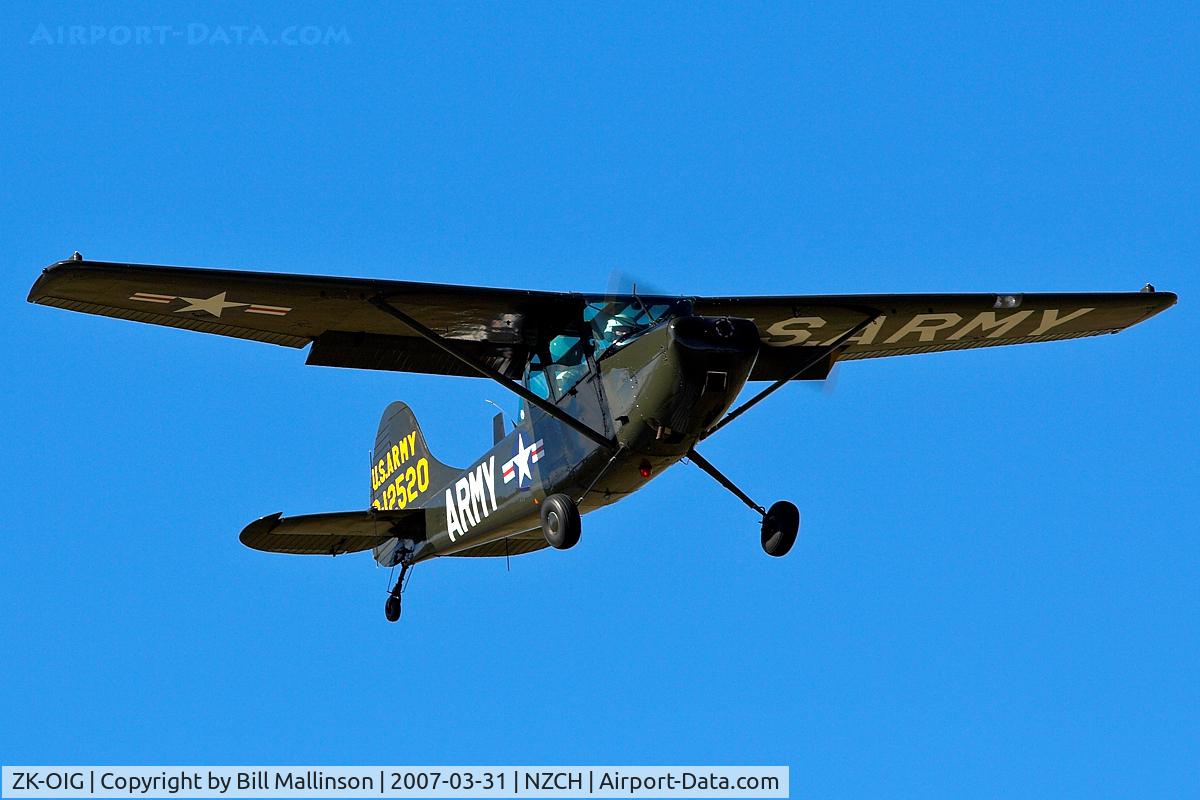 ZK-OIG, Cessna O-1G Bird Dog C/N 12520, Well looked after old bird(dog)