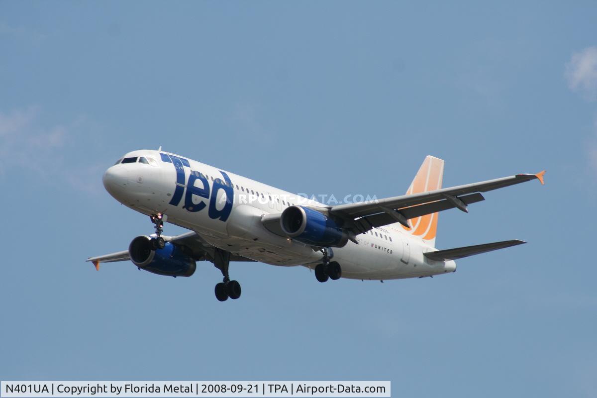 N401UA, 1993 Airbus A320-232 C/N 435, Ted A320