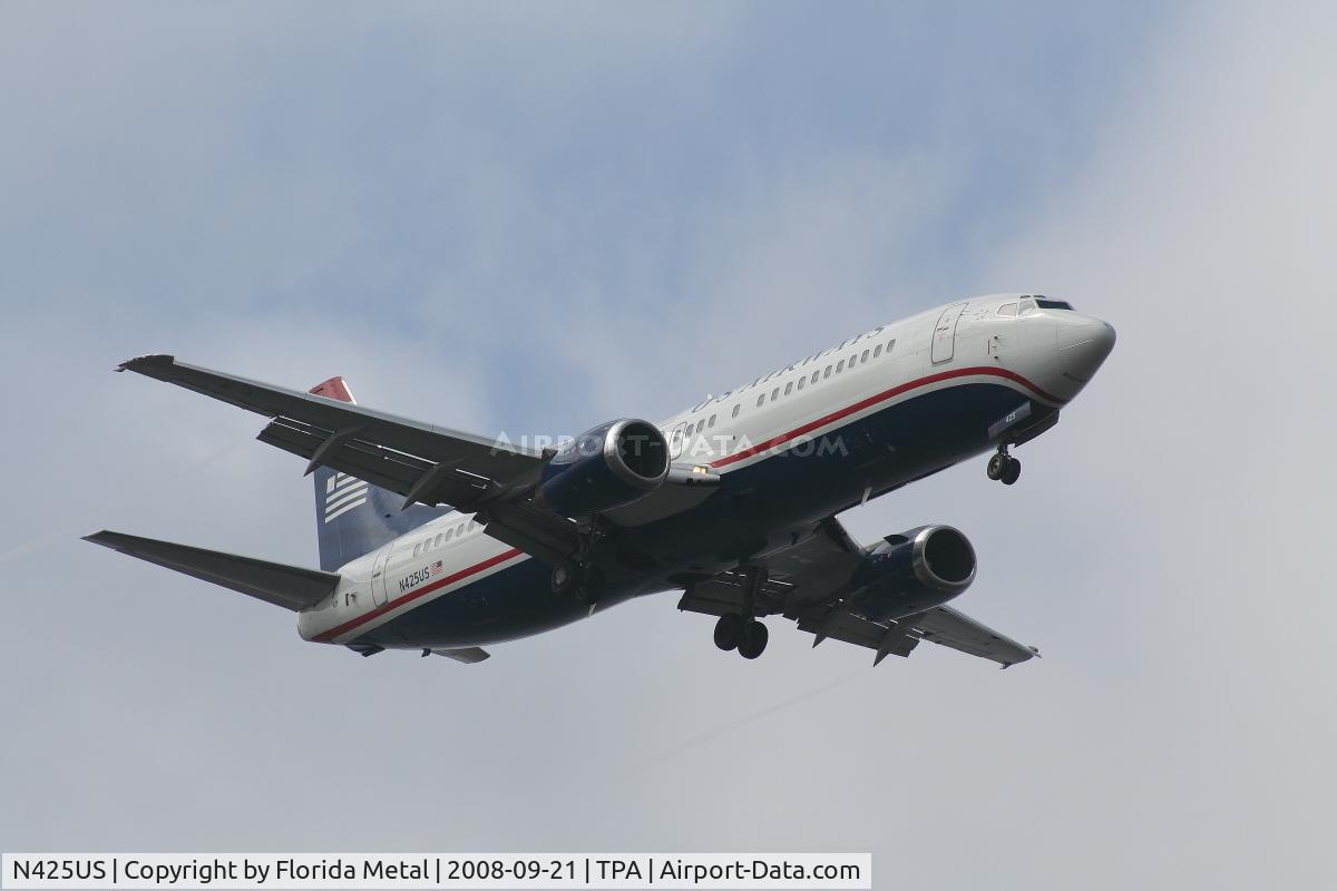 N425US, 1989 Boeing 737-401 C/N 23992, US Airways 737-400