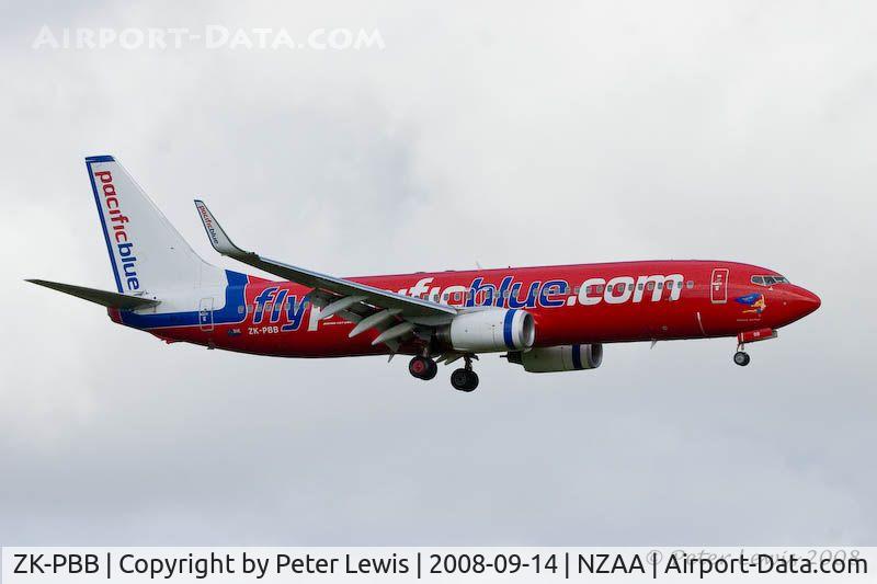 ZK-PBB, 2003 Boeing 737-8FE C/N 33797, Pacific Blue Airlines (NZ) Ltd., Christchurch