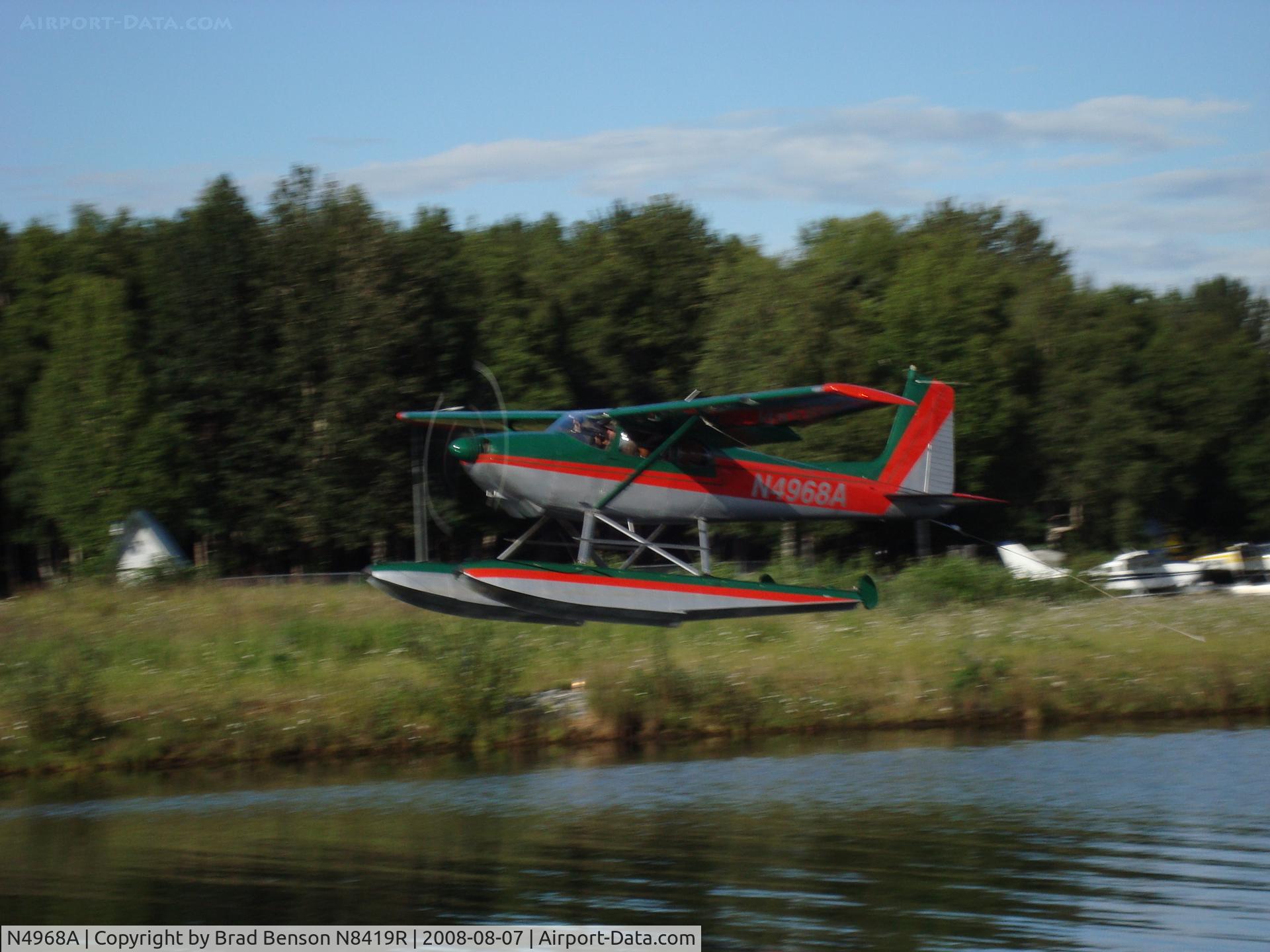 N4968A, 1956 Cessna 180 C/N 32365, Lake Hood, Anchorage, AK