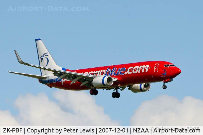ZK-PBF, 2004 Boeing 737-8FE C/N 33799, Pacific Blue Airlines (NZ) Ltd., Christchurch