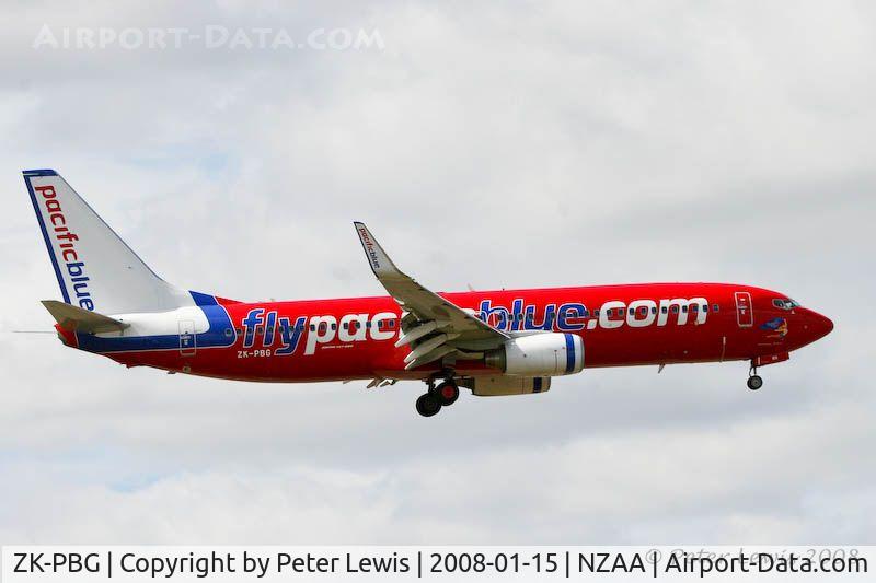 ZK-PBG, 2004 Boeing 737-8FE C/N 34015, Pacific Blue Airlines (NZ) Ltd., Christchurch