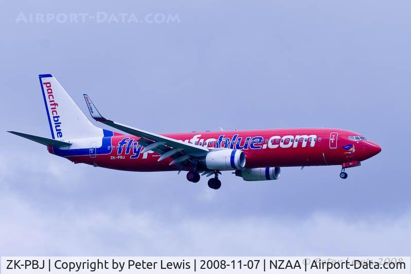 ZK-PBJ, 2004 Boeing 737-8FE C/N 34013, Pacific Blue Airlines (NZ) Ltd., Christchurch