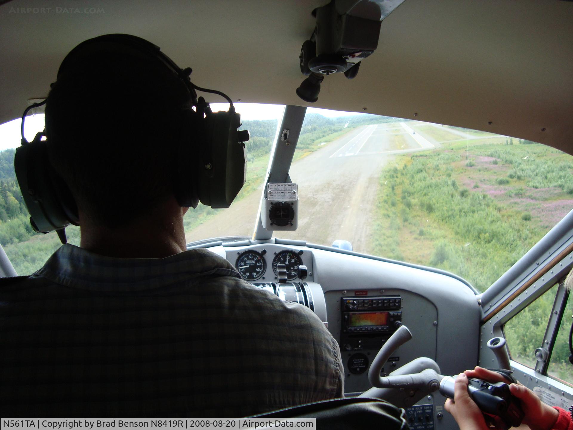 N561TA, De Havilland Canada DHC-2 Beaver Mk.1 C/N 581, Coming into Talkeetna