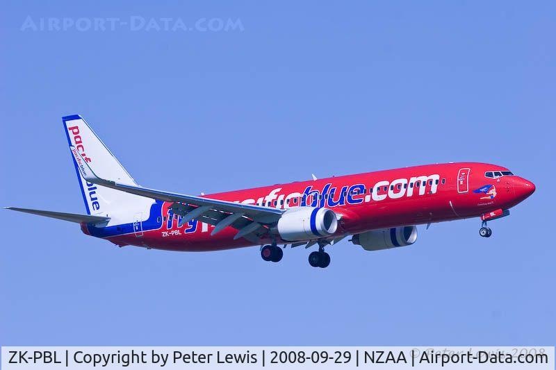 ZK-PBL, 2008 Boeing 737-8FE C/N 36605, Pacific Blue Airlines (NZ) Ltd., Christchurch