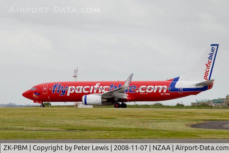 ZK-PBM, 2008 Boeing 737-8FE C/N 36601, Pacific Blue Airlines (NZ) Ltd., Christchurch