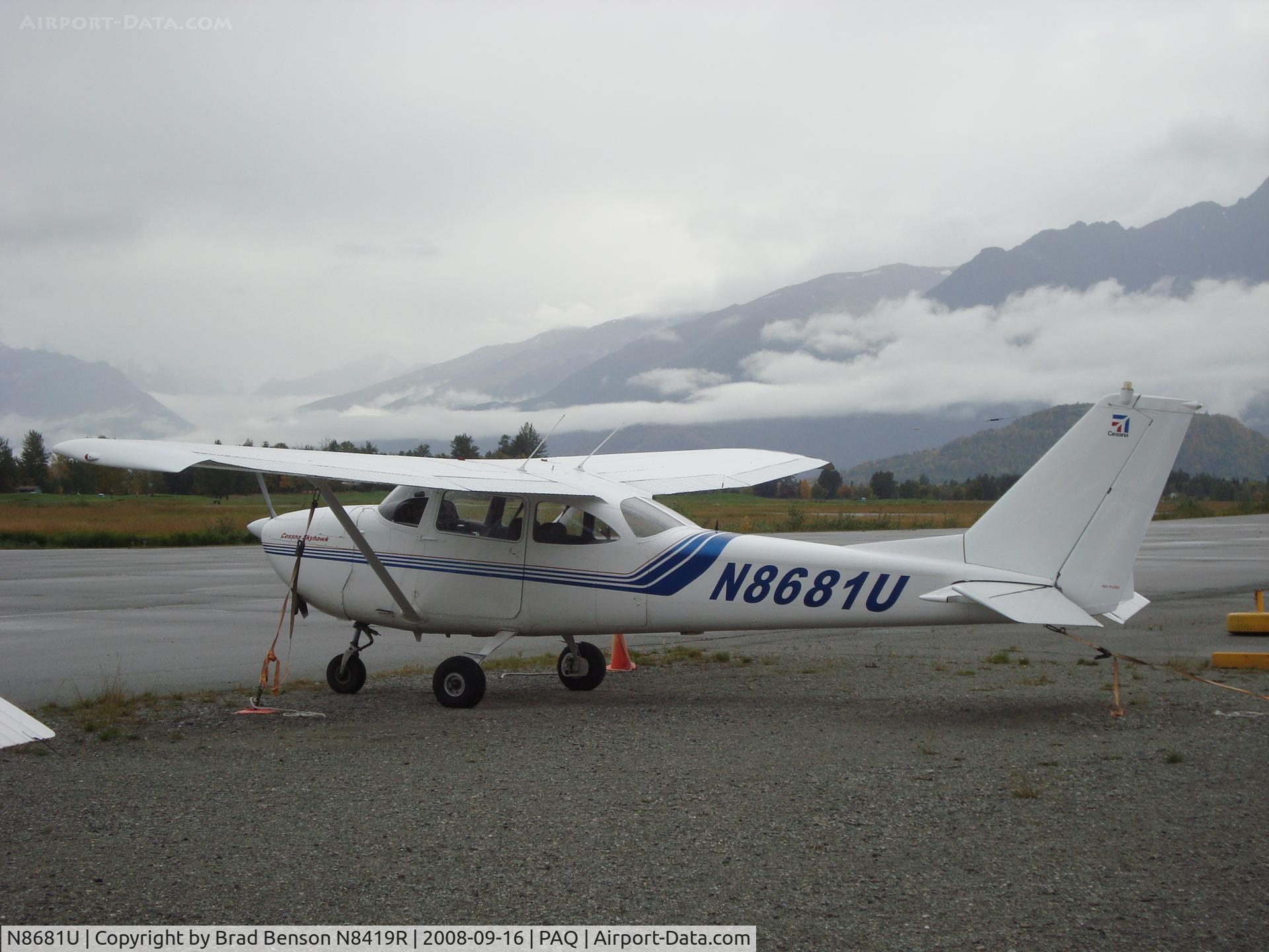 N8681U, 1965 Cessna 172F C/N 17252584, Palmer, AK, Summer 2008, Mustang Air Rental/Training Plane