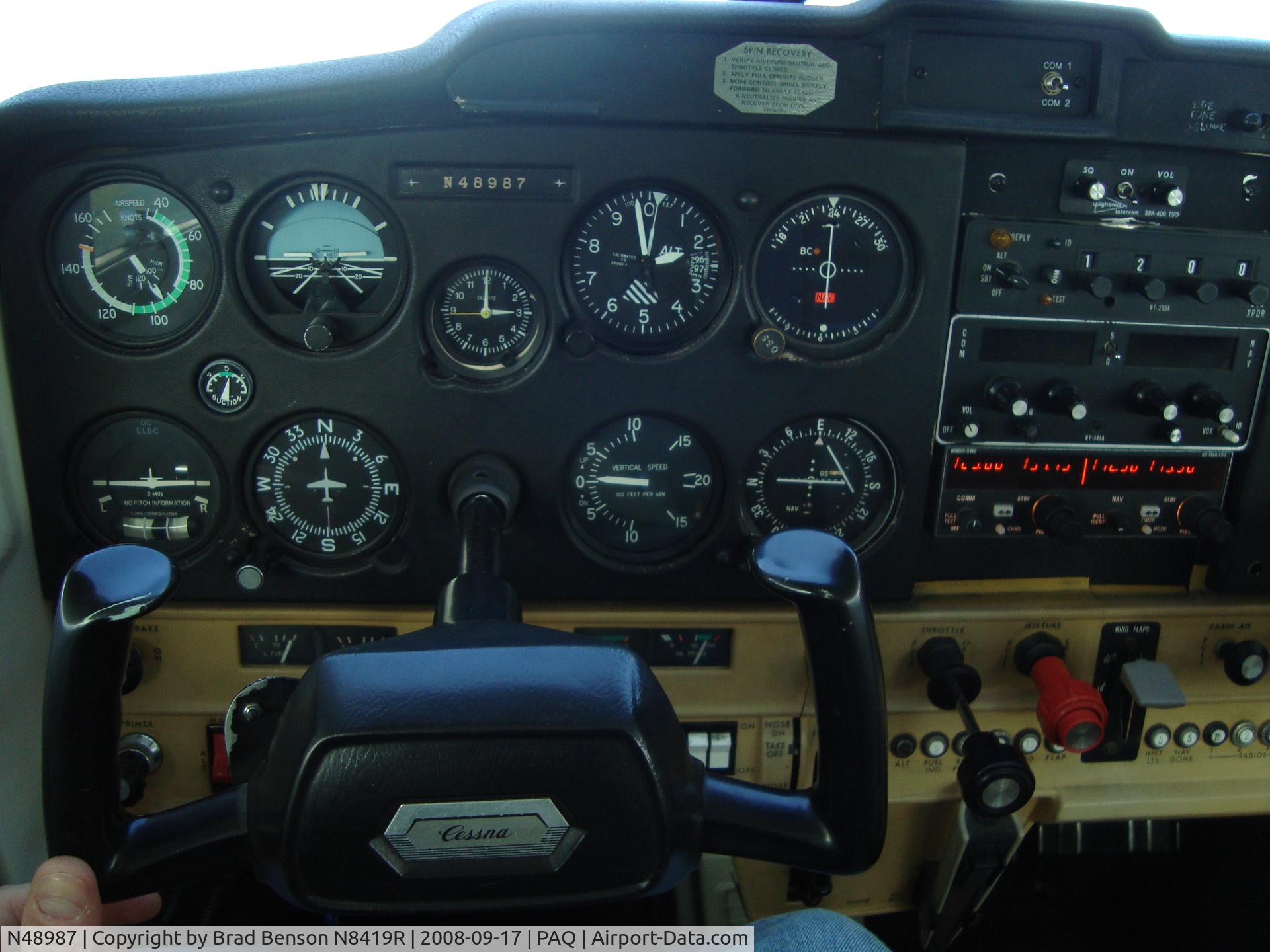 N48987, 1977 Cessna 152 C/N 15281088, Palmer, AK, Summer 2008, Mustang Air Rental/Training Plane