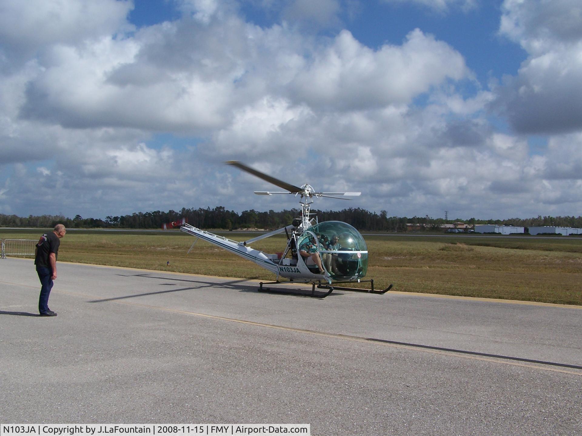 N103JA, 1956 Hiller UH-12C C/N 782, Page Field Aviation Day  Novmber 15, 2008 Ft. Myers, FL