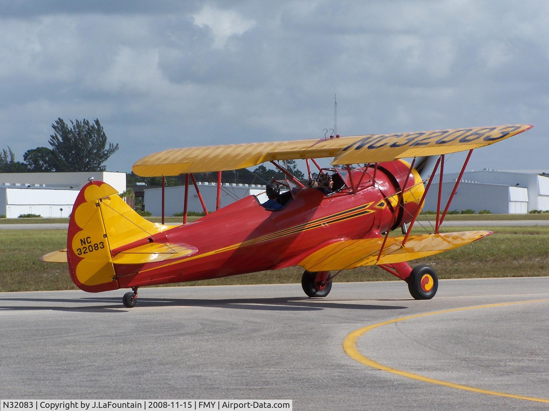 N32083, 1941 Waco UPF-7 C/N 5715, Page Field Aviation Day  Novmber 15, 2008 Ft. Myers, FL