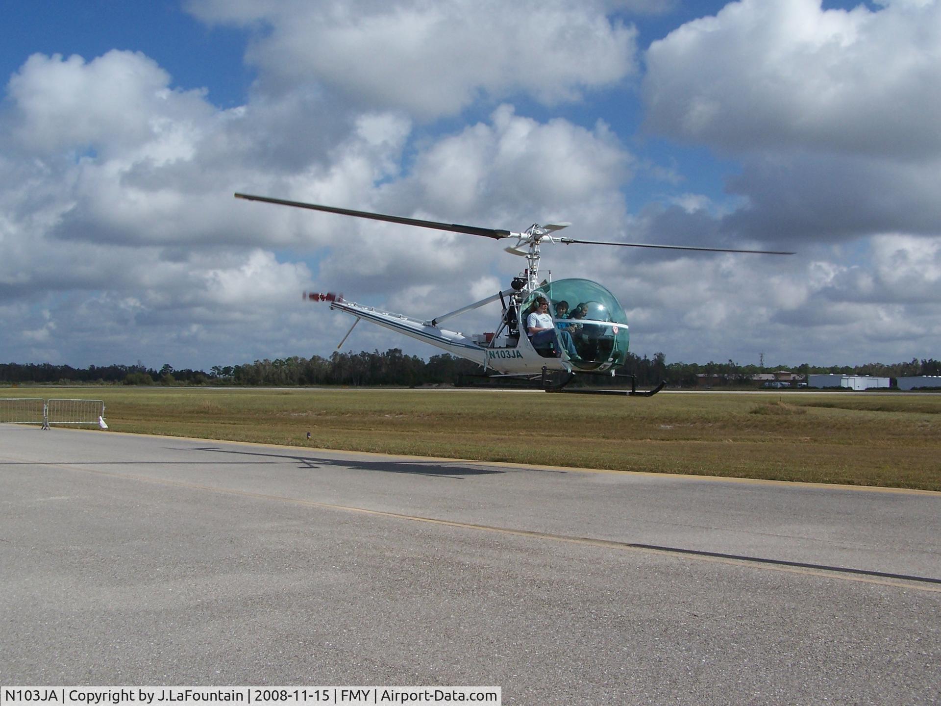 N103JA, 1956 Hiller UH-12C C/N 782, Page Field Aviation Day  Novmber 15, 2008 Ft. Myers, FL