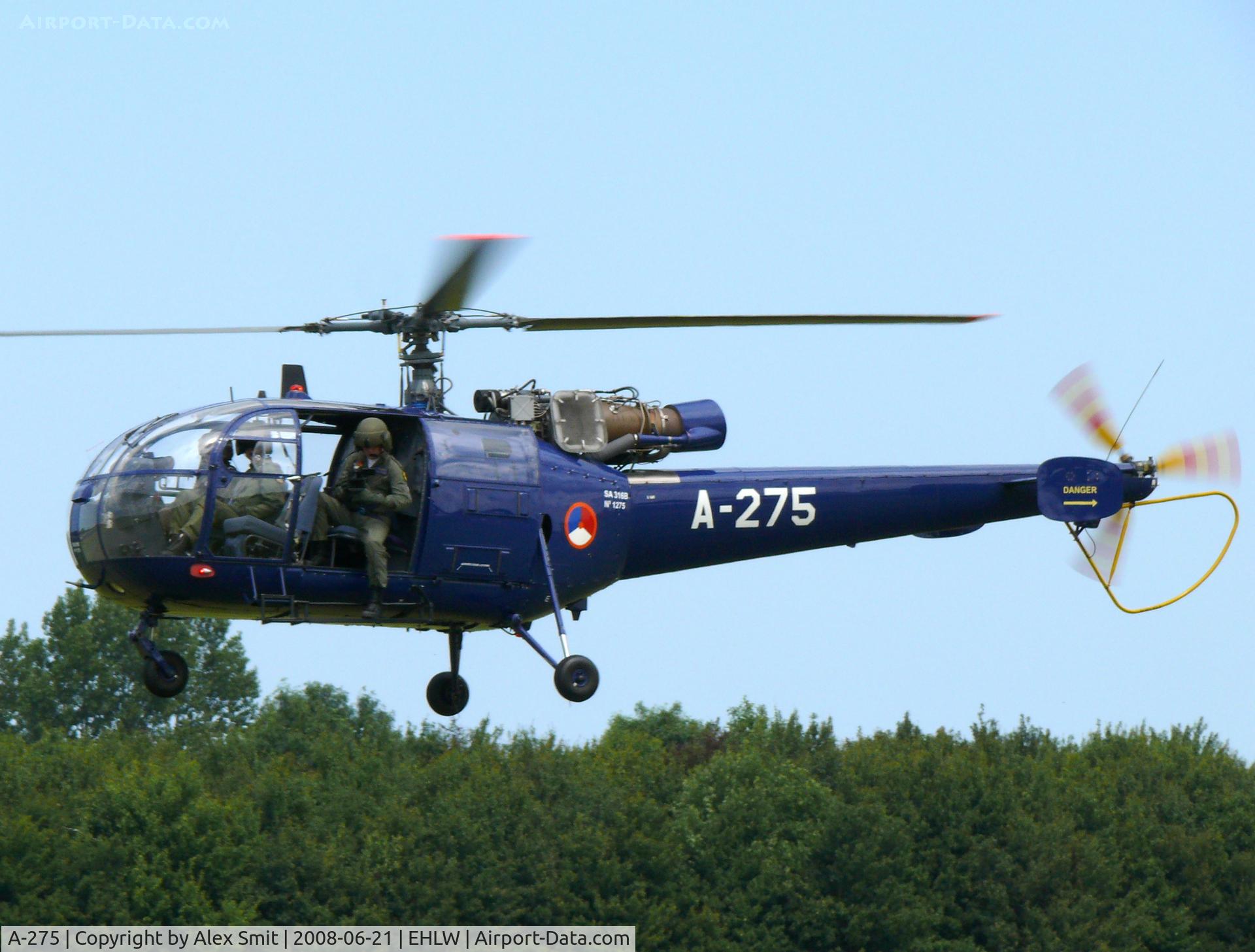 A-275, 1965 Aérospatiale SE-3160S Alouette III C/N 1275, Aerospatiale SE316B Alouette III A-275 Royal Netherlands Air Force Royal Flight