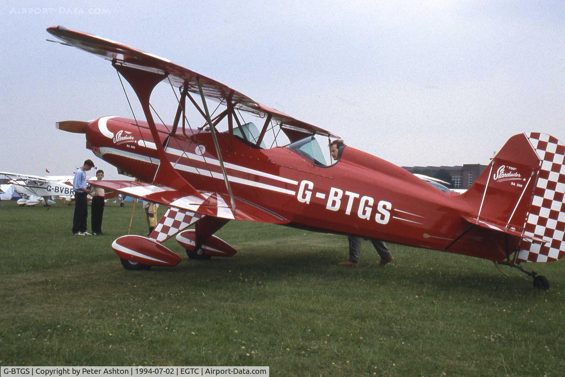 G-BTGS, 1978 Stolp SA-300 Starduster Too C/N PFA 035-10076, PFA Rally 1994