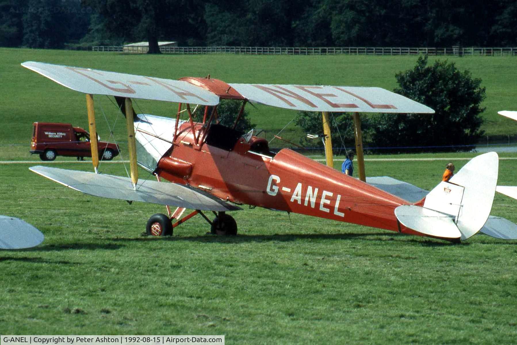 G-ANEL, 1939 De Havilland DH-82A Tiger Moth II C/N 82333, Moth Rally 1992, Woburn Abbey, Bedfordshire, England