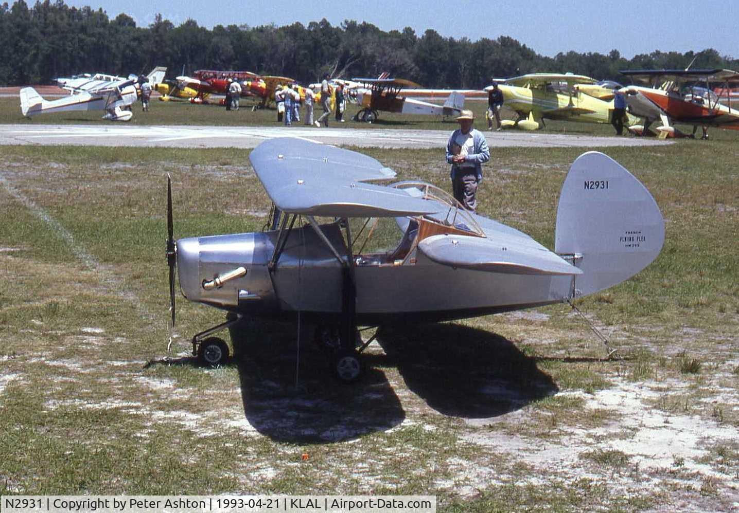 N2931, 1970 Mignet HM.293 Pou-du-Ciel C/N F190, Sun 'n' Fun 1993