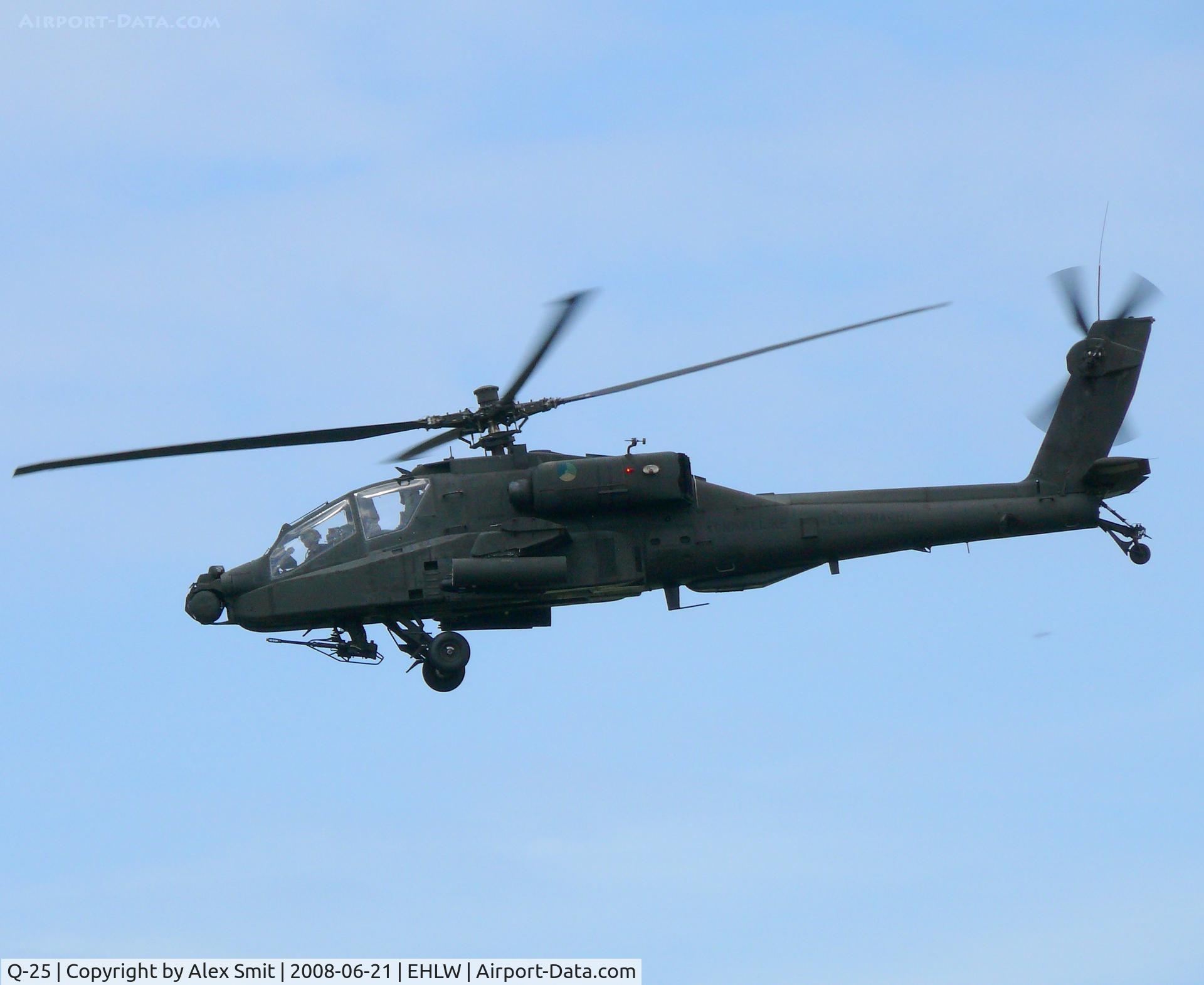 Q-25, 1998 Boeing AH-64D Longbow Apache C/N DN025, Boeing AH-64D Apache Q-25 Royal Netherlands Air Force